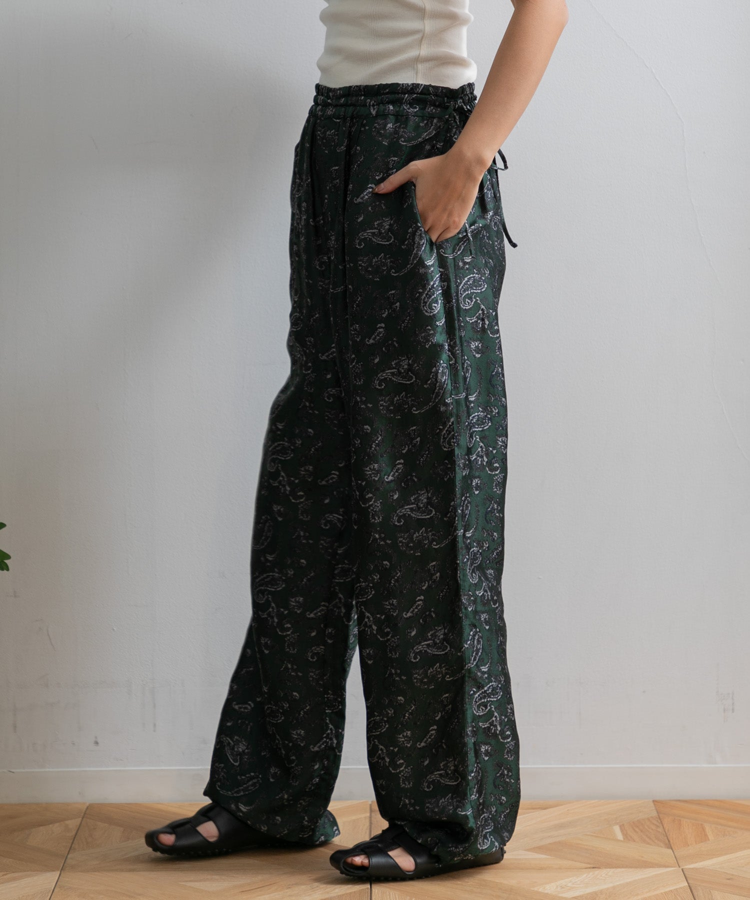 WOMEN】TICCA キュプラジャガードパンツ – AMERICAN RAG CIE