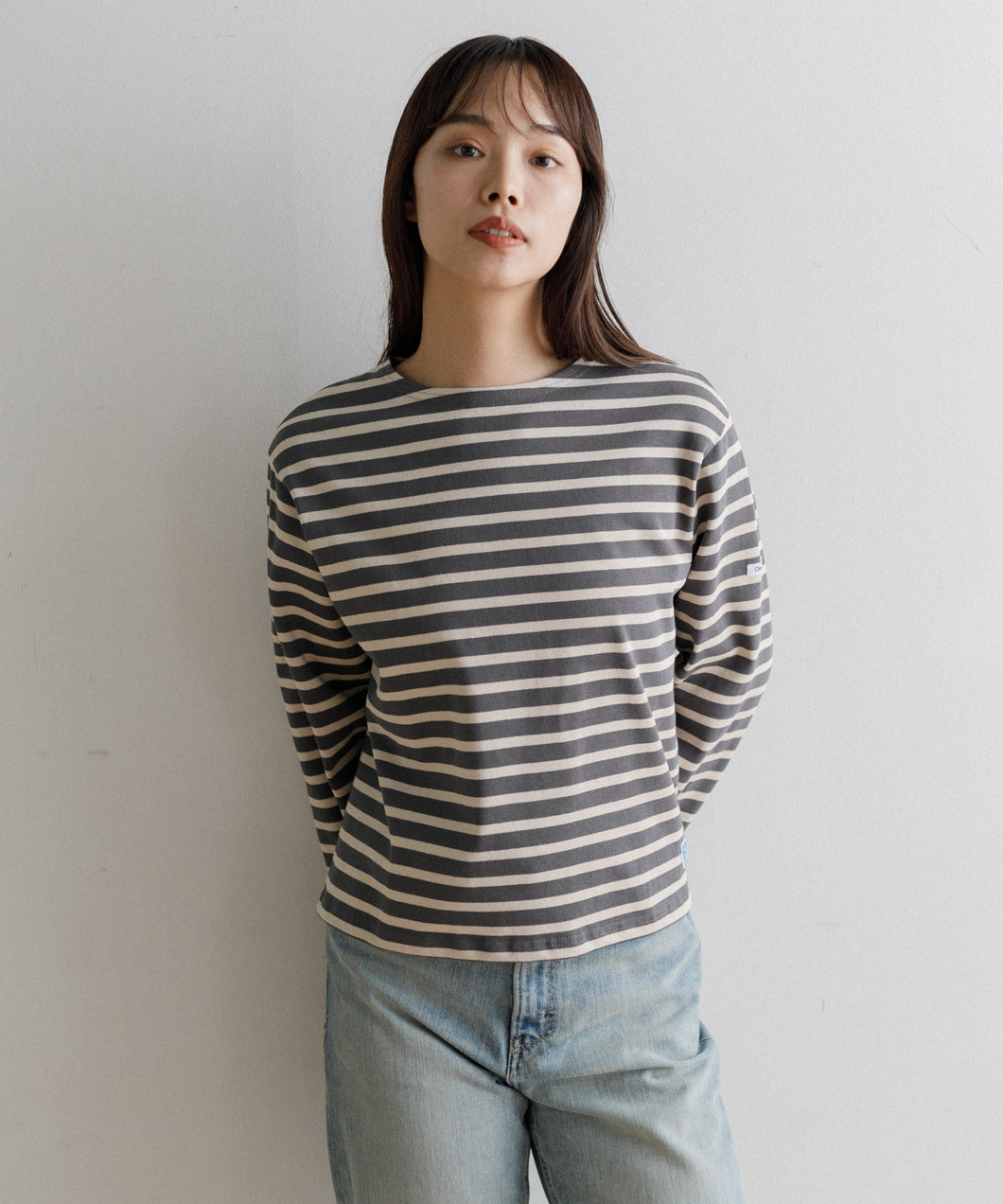 【WOMEN】ORCIVAL Women's Cotton Lourd Wide Basque Shirt