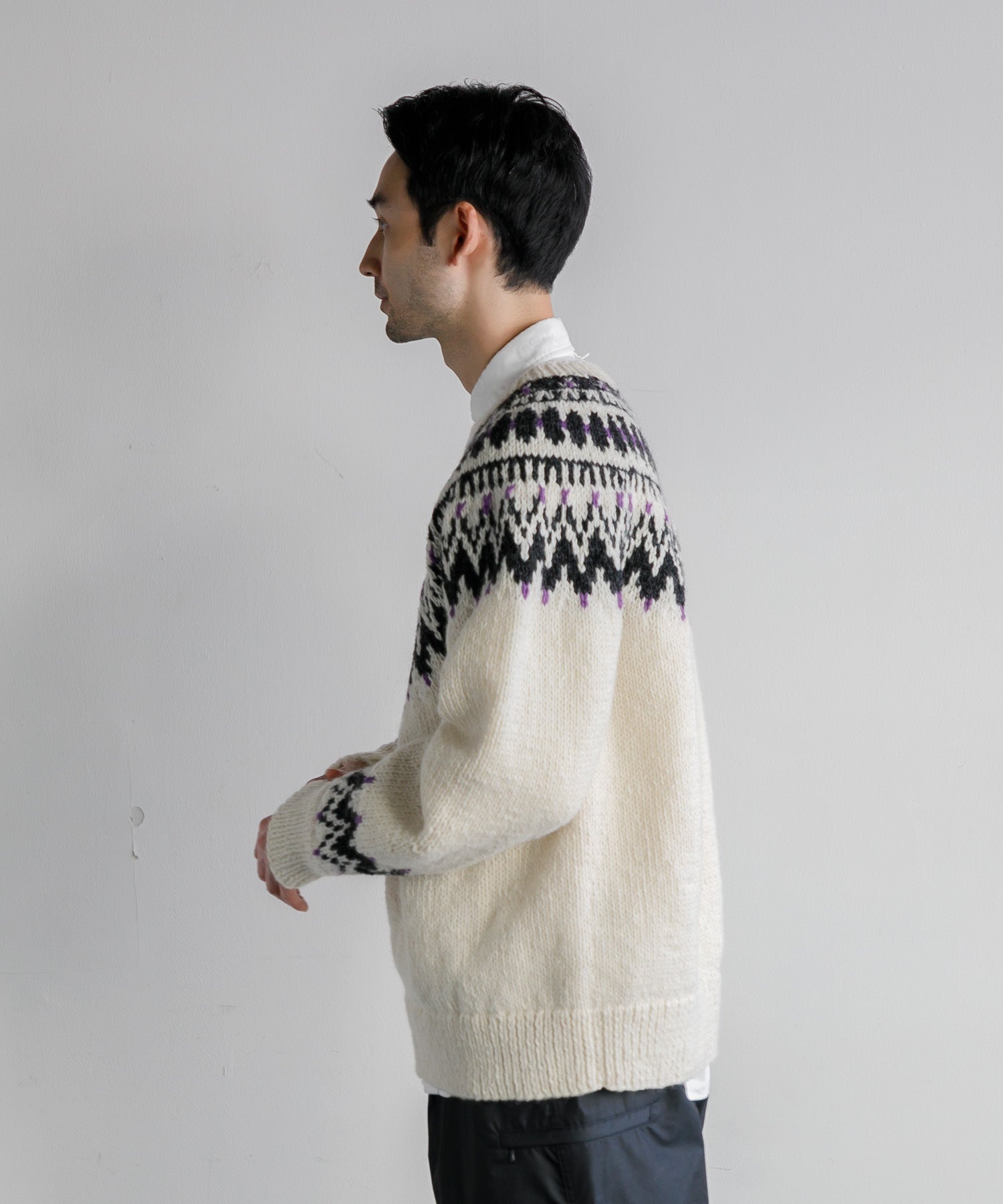 アメリカンラグシー　ノルディッククルーネックニット　ハンドメイド　ウール100 楽天市場】【SALE／50%OFF】AMERICAN RAG CIE ノルディック