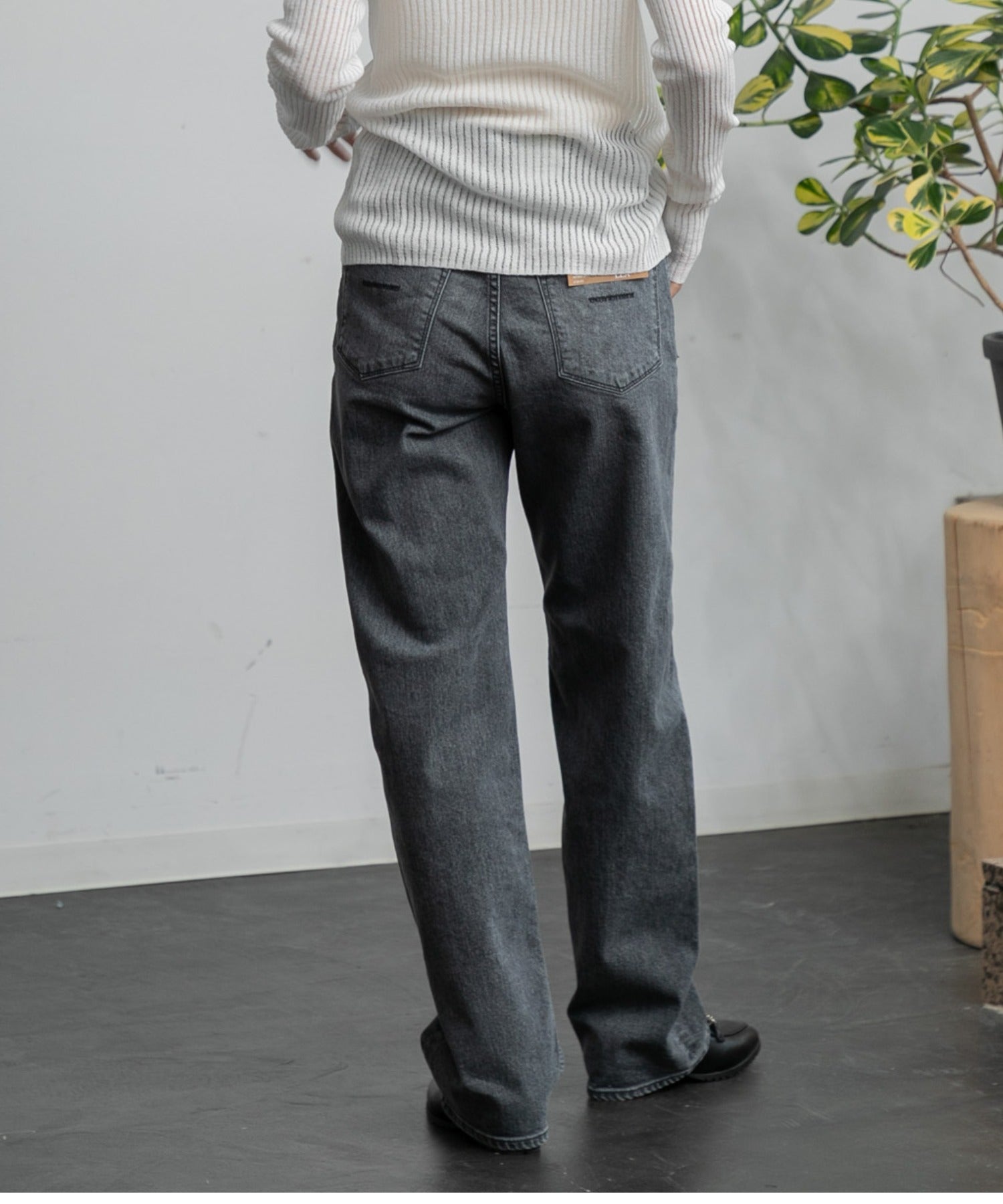 YANUK LEA ストレートデニム グレーデニム WOMEN】YANUK ボーイズストレート LEA - GRAY – AMERICAN RAG CIE