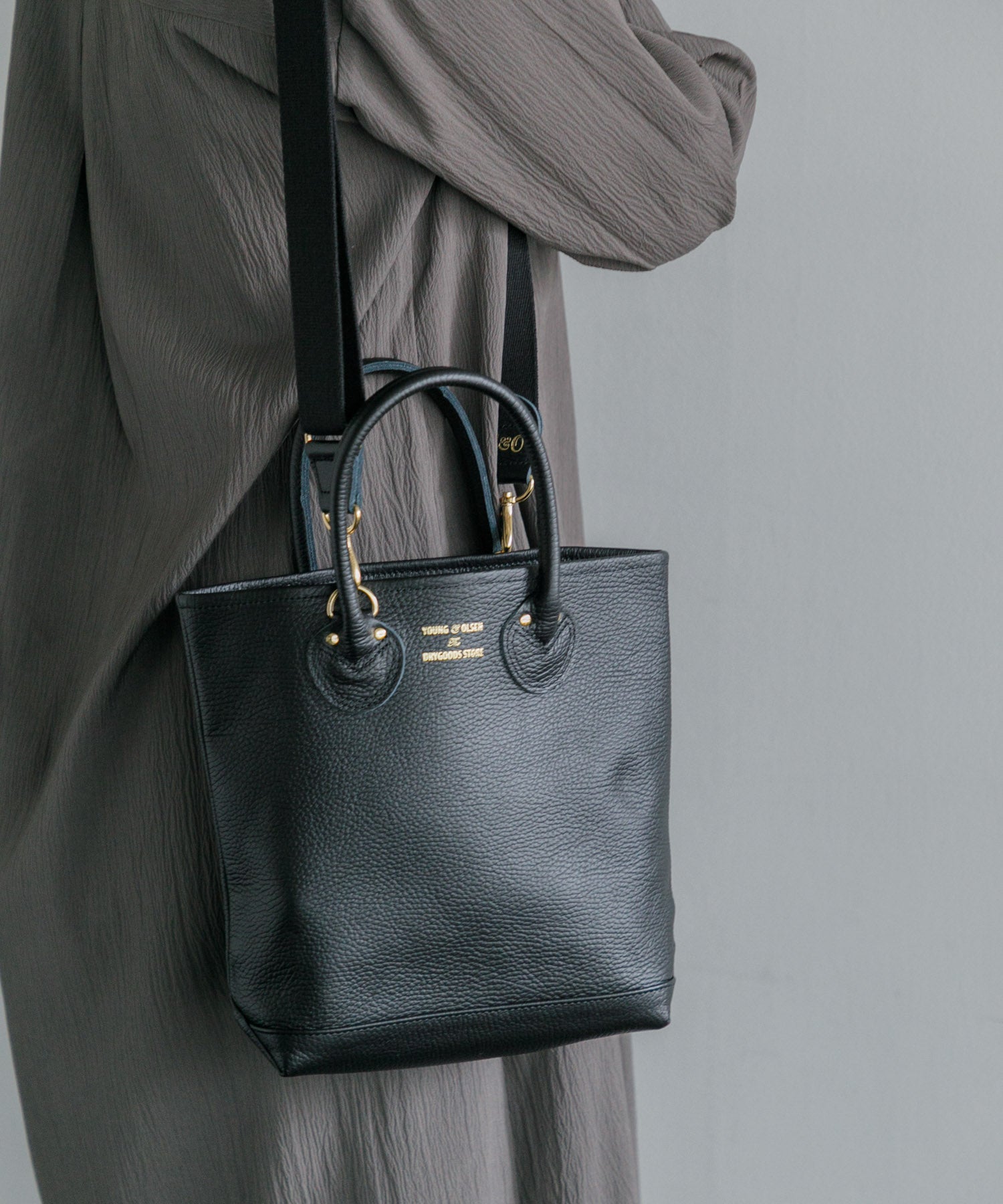 WOMEN】YOUNG & OLSEN TDS EMBOSSED LEATHER HAVERSACK S