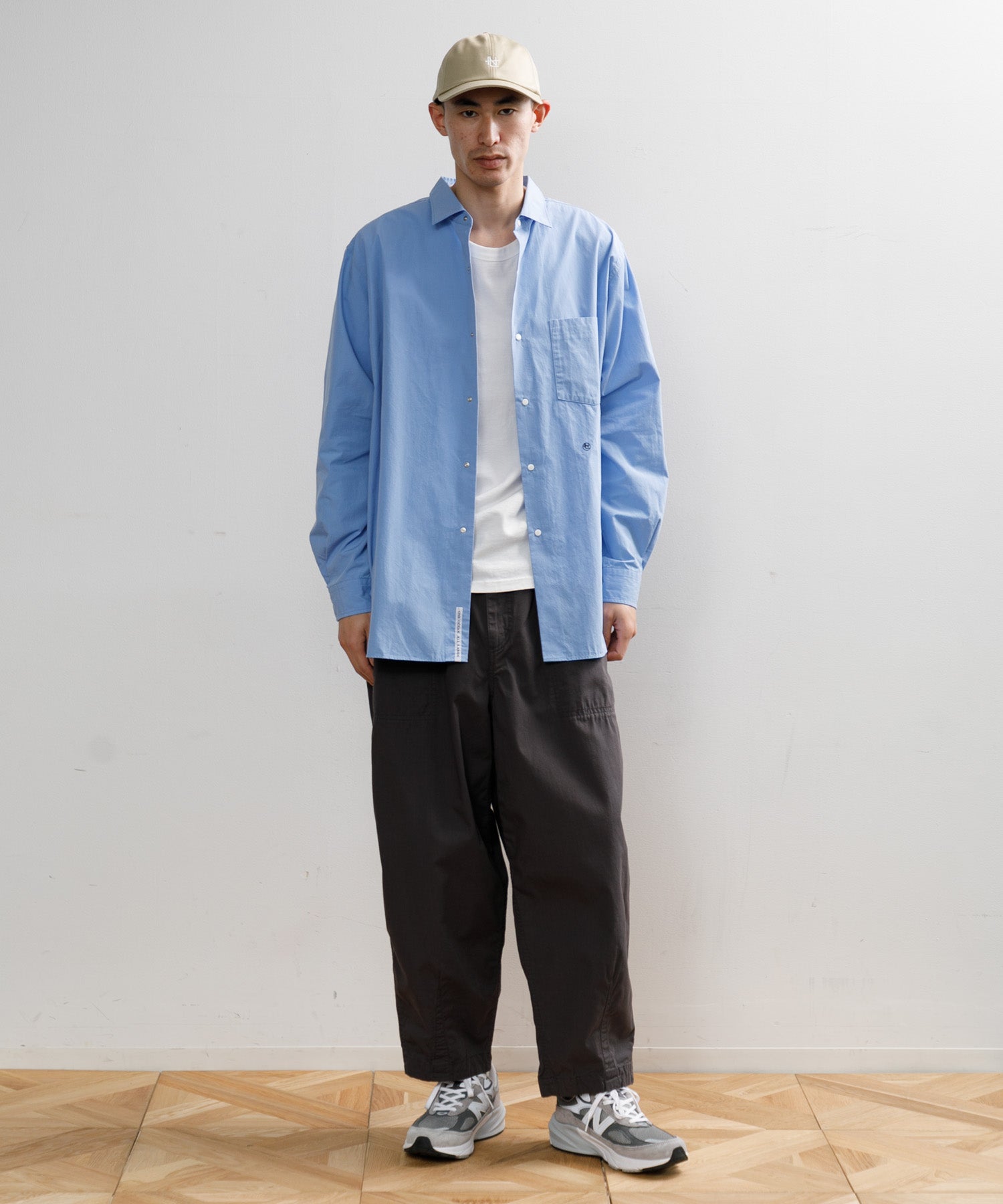 MEN】nanamica Regular Collar Wind Shirt SUGS400 – AMERICAN