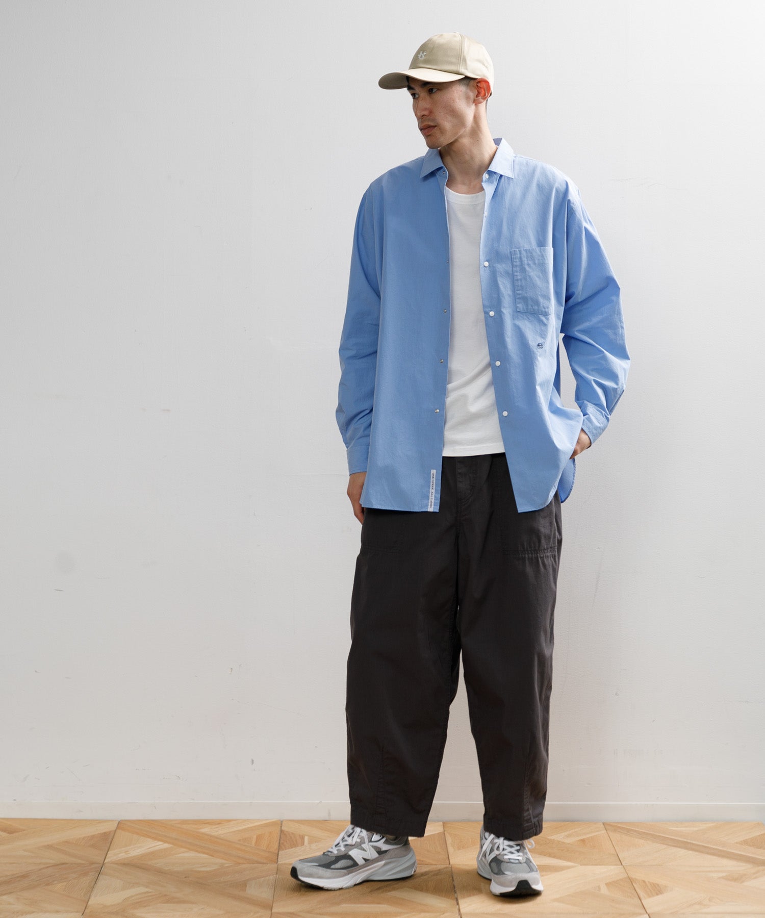 MEN】THE NORTH FACE PURPLE LABEL Ripstop Wide Cropped Field Pants 