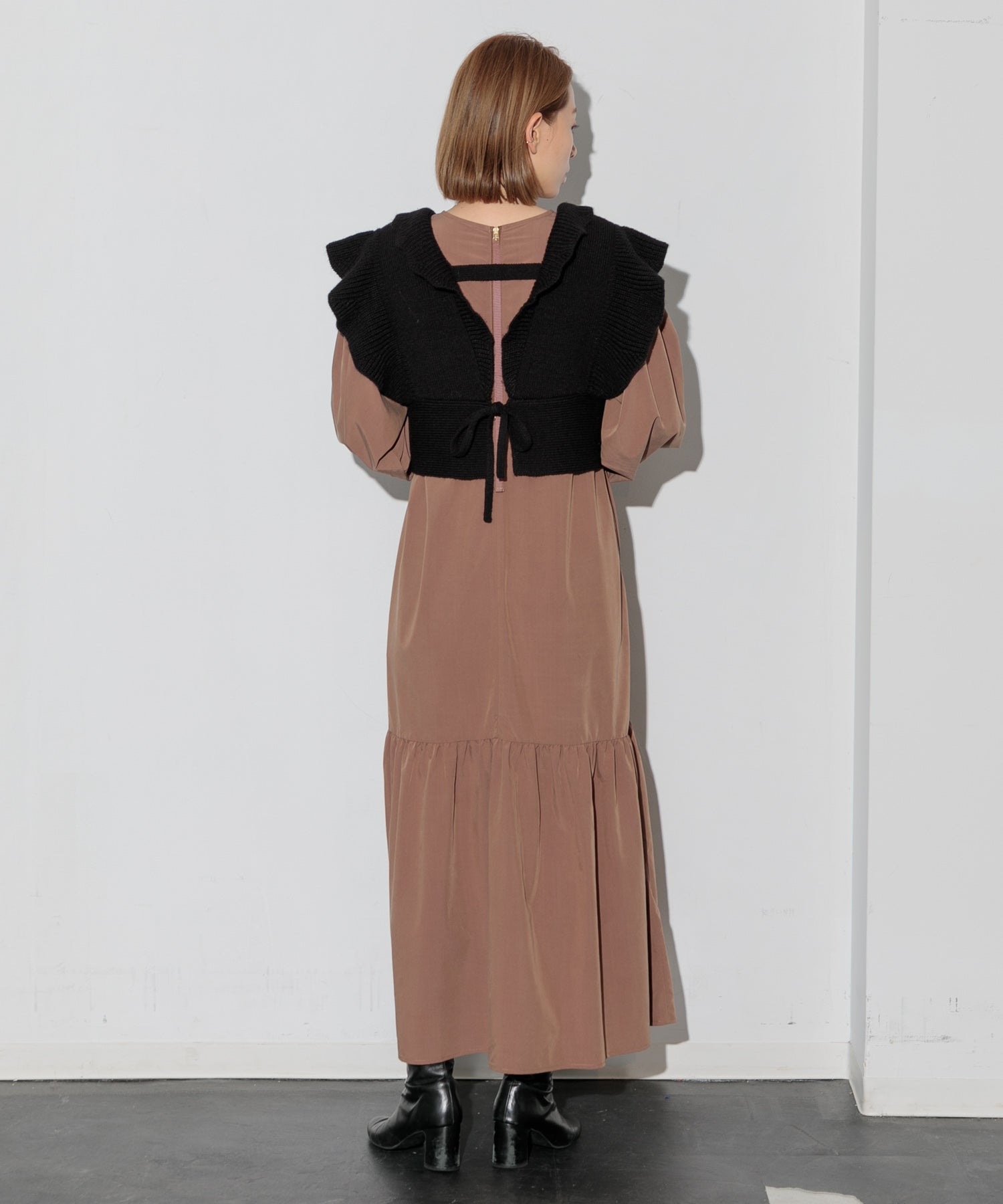 WOMEN】高橋愛×AMERICAN RAG CIE ティアードギャザーロング WOMEN】高橋愛×AMERICAN RAG CIE ティアードギャザーロング