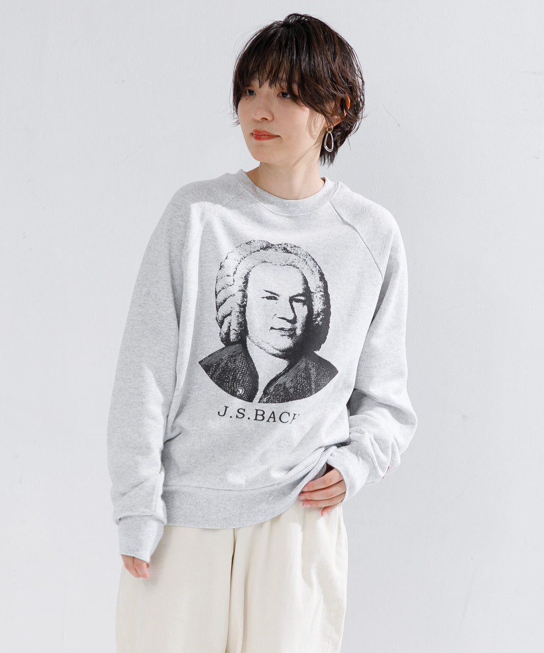 【MEN , WOMEN】HealthKnit クラシックスウェット クルーネック長袖 バッハ