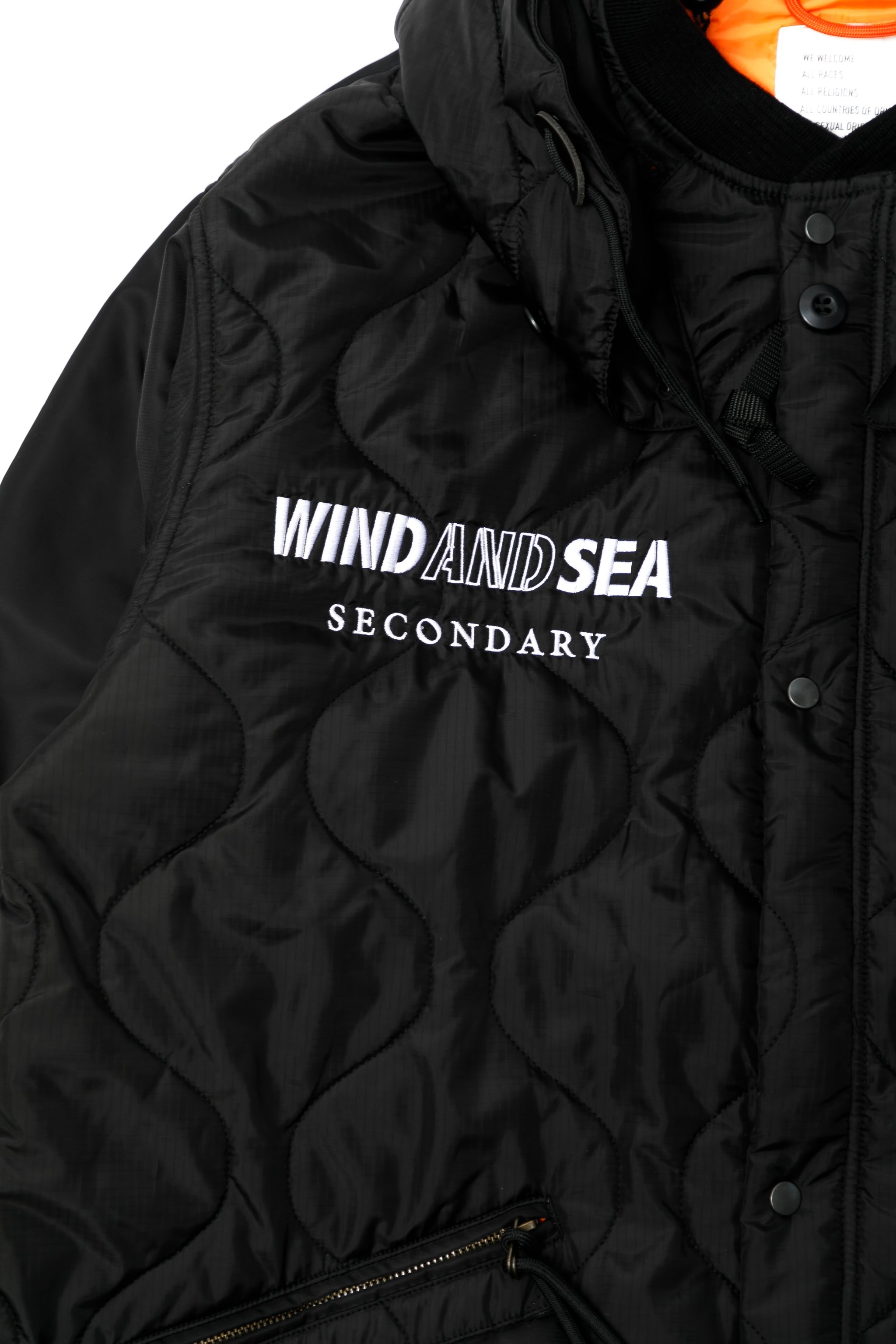 WIND AND SEA ARC SECONDARY ライナージャケット WIND AND SEA X AMERICAN RAG CIE SECONDARY