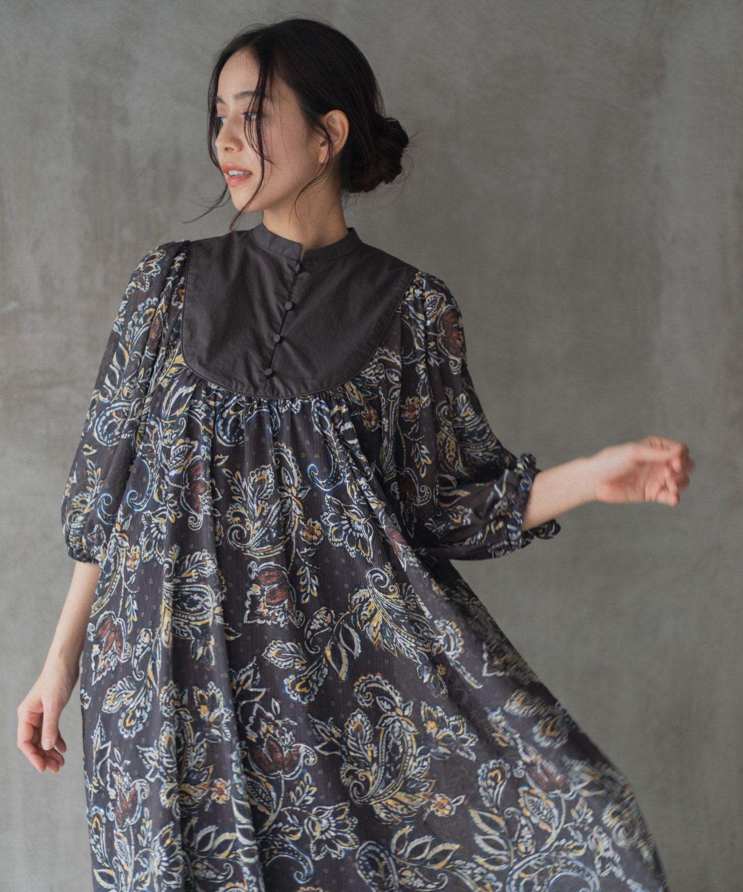 WOMEN】for BAYFLOW フラワープリントワンピース – AMERICAN RAG CIE