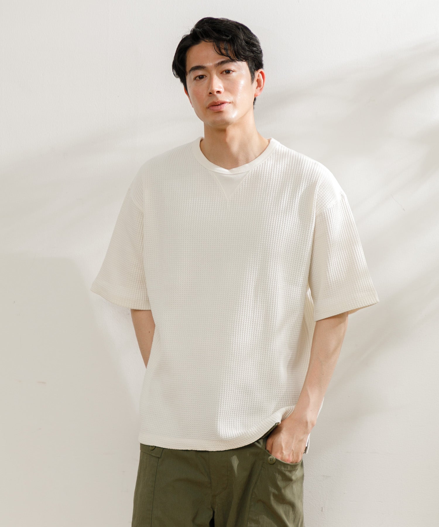 新品タグ付き✨イウエンマトフ　24SS　オーガンジーショートジャケット　ホワイト alexanderwang アレキサンダーワング エンボスロゴ リブ