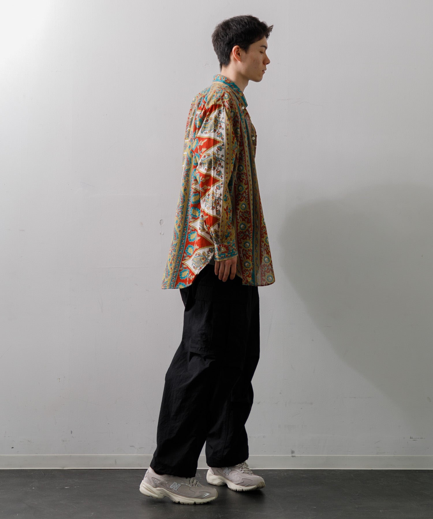 MEN】ENGINEERED GARMENTS 19 Century BD Shirt - Floral Stripe