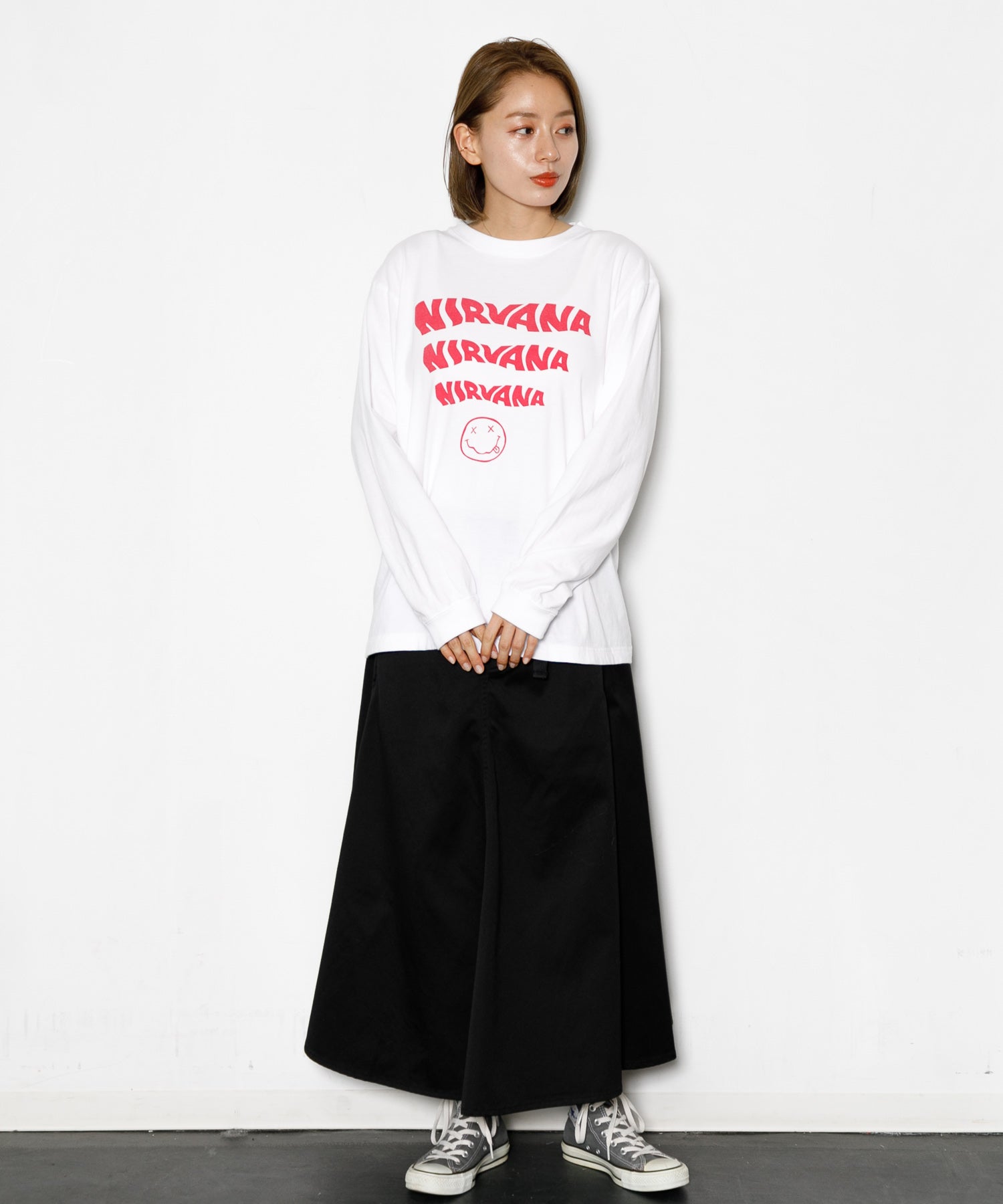 WOMEN】THE NORTH FACE PURPLE LABEL Chino Flared Field Skirt