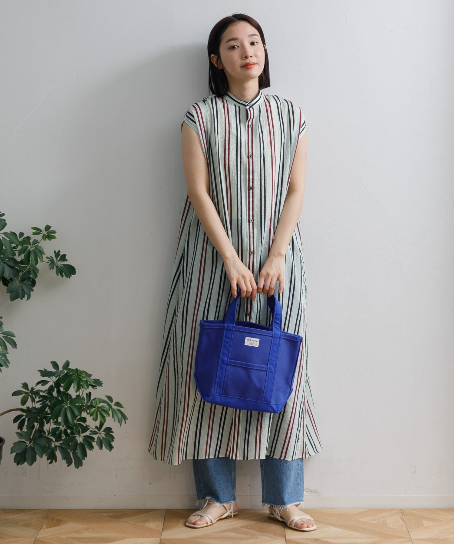 WOMEN】TICCA テンセルストライプ 2WAYワンピース – AMERICAN