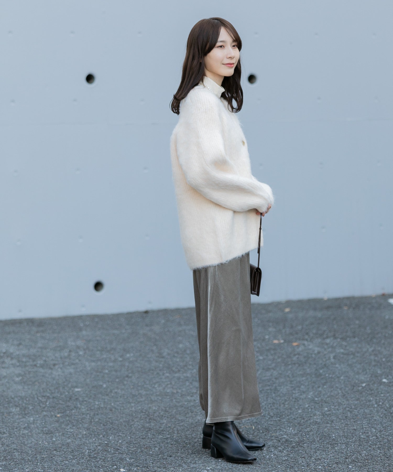 WOMEN】シャギーニットカーディガン – AMERICAN RAG CIE