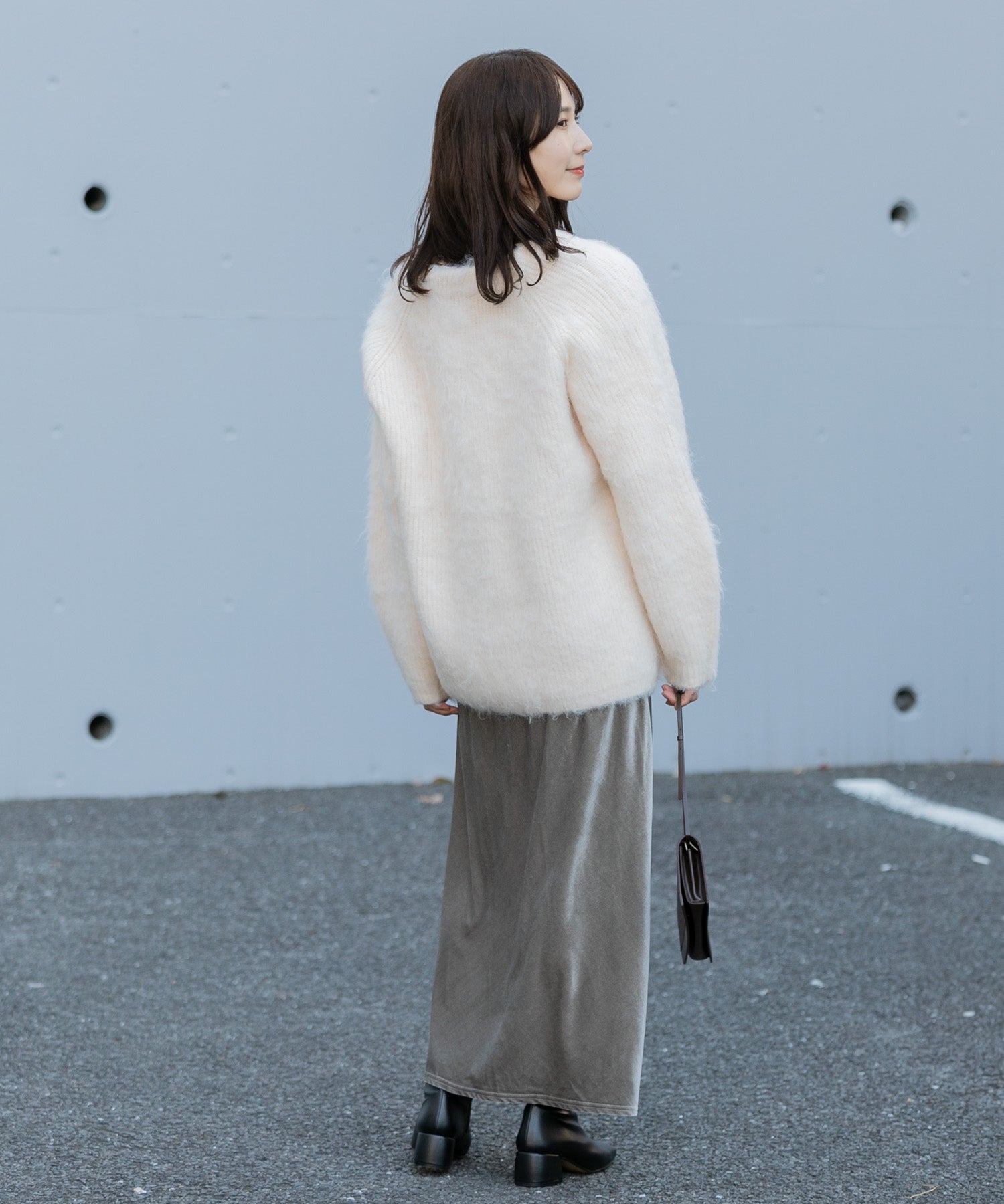 WOMEN】シャギーニットカーディガン – AMERICAN RAG CIE