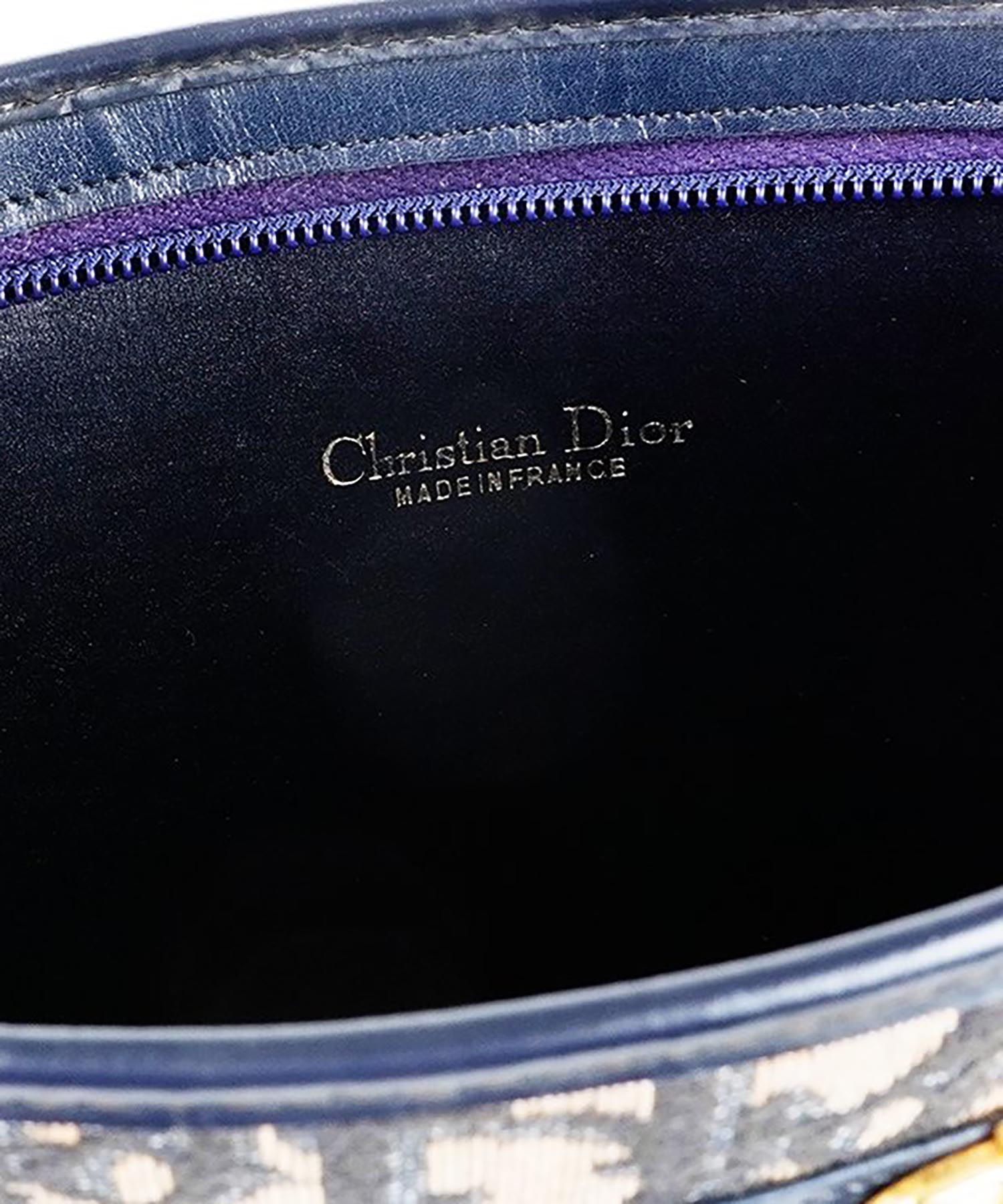 tulip出品　　【レア】Dior ショルダーバッグ ネイビー Dior HOMME ディオール バッグ AIR DIOR ZIPPED COMPACT