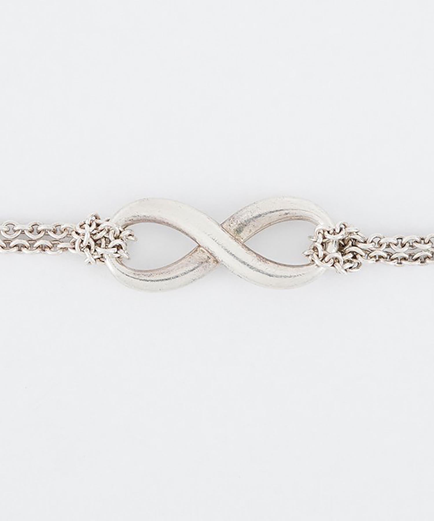Tiffany インフィニティ ブレスレット シルバー TIFFANY&Co.】ティファニー インフィニティ ダブルチェーン