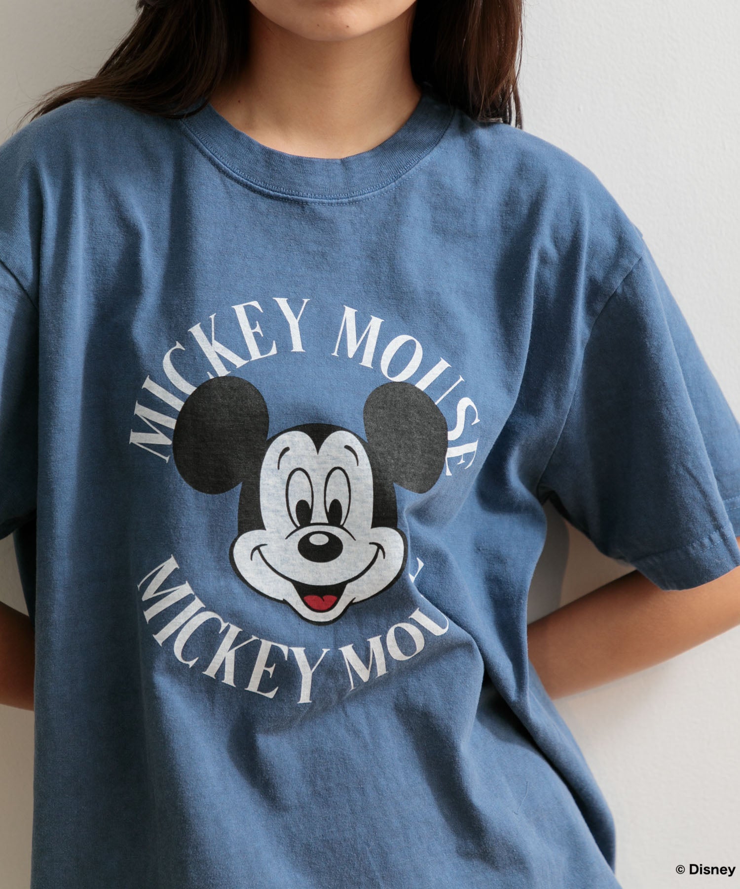 WOMEN】GOOD ROCK SPEED /【DISNEY】MICKEY / Face Tee – AMERICAN RAG CIE