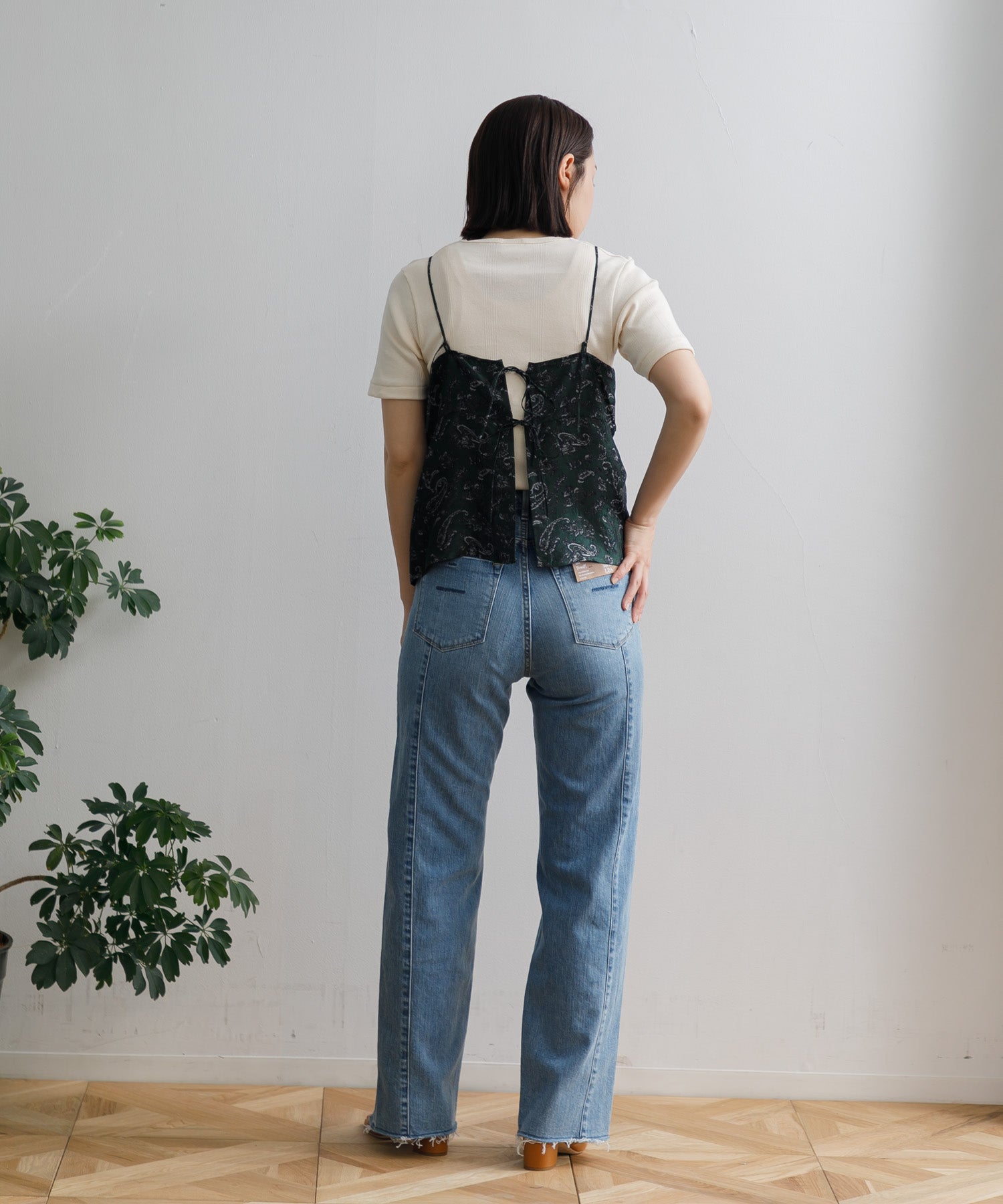 WOMEN】TICCA キュプラジャガードキャミソール – AMERICAN RAG CIE