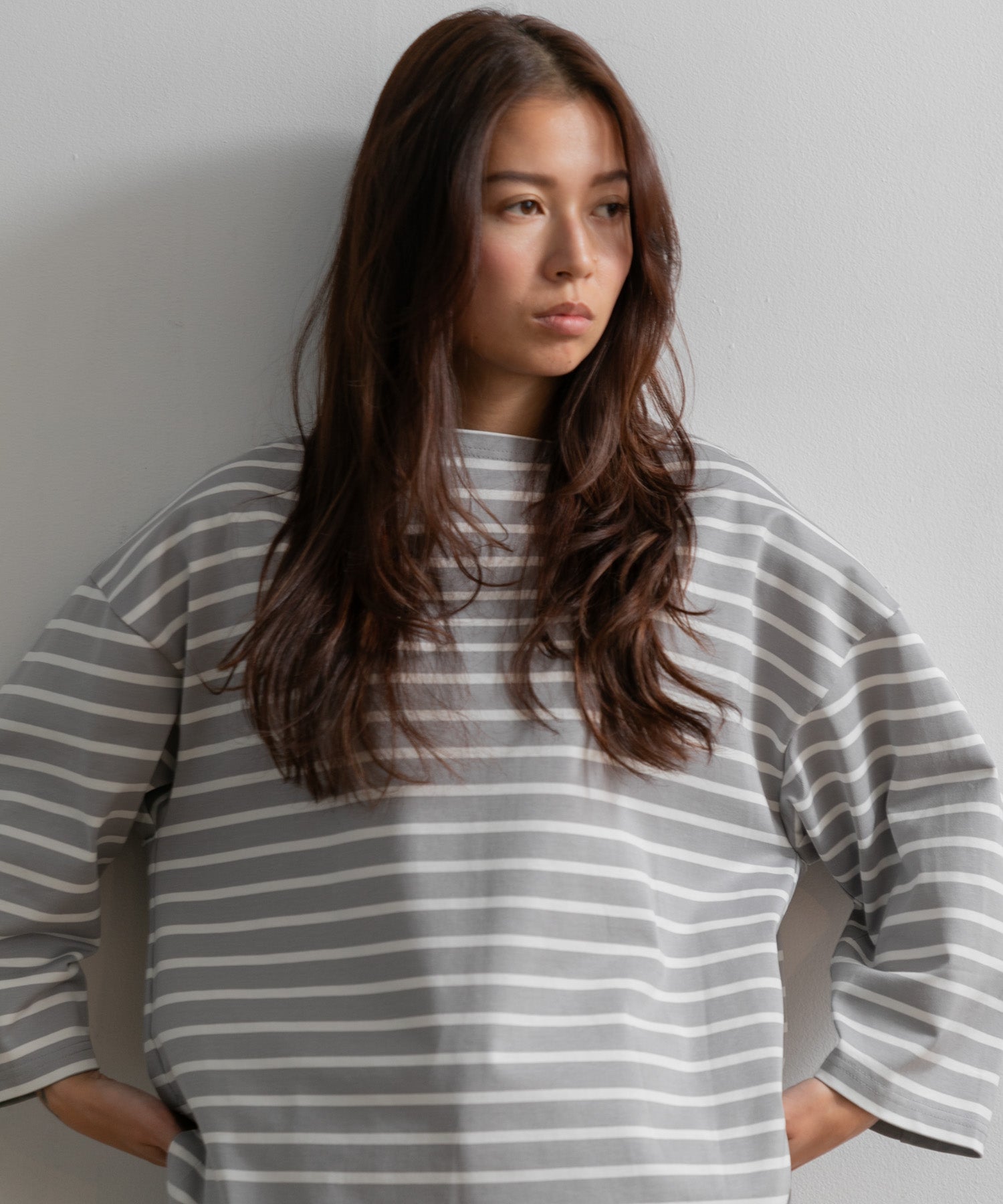 トップス ORCIVAL WIDE BODY BOAT NECK PULLOVER ORCIVAL WIDE BODY BOAT NECK PULLOVER