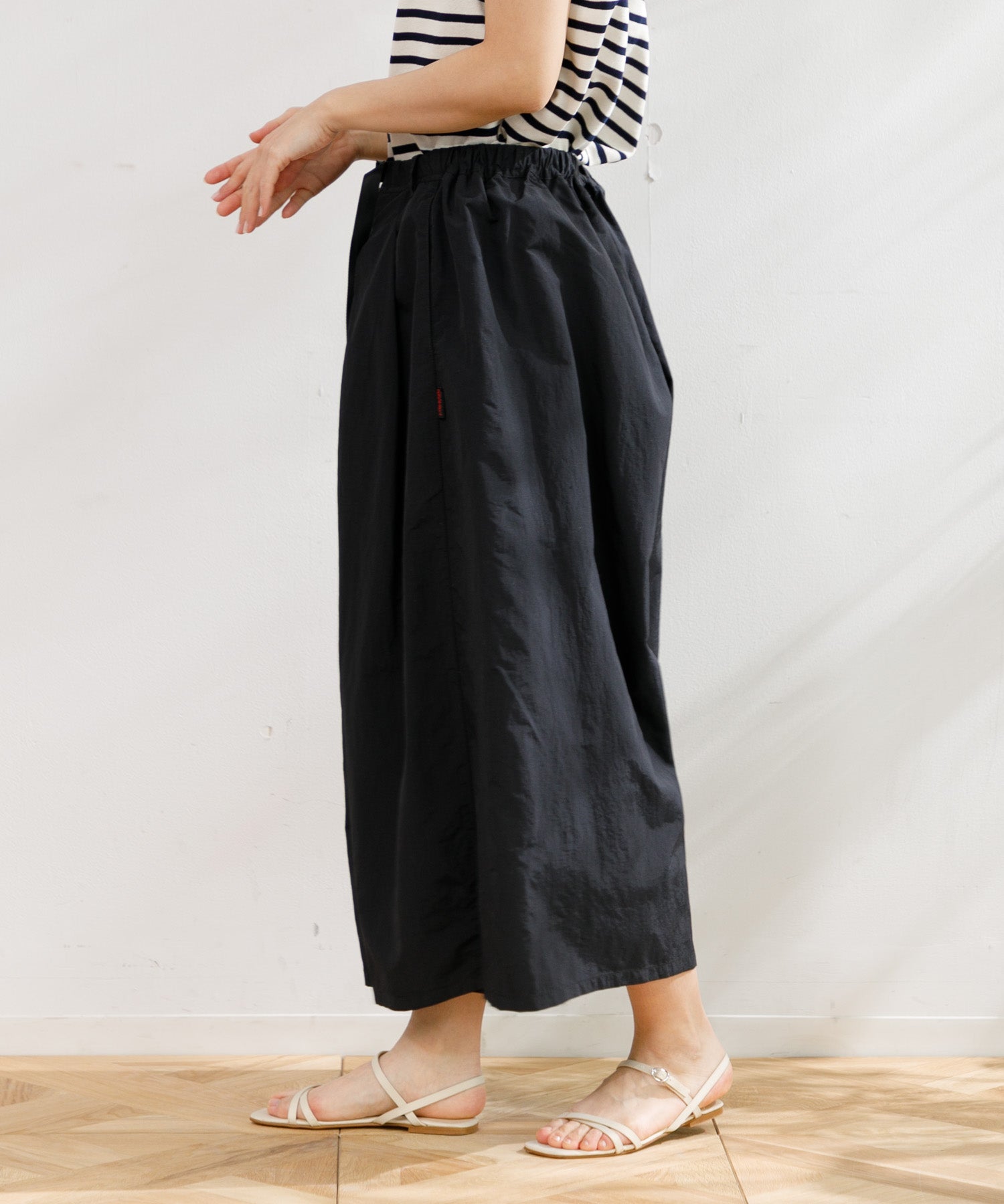 【美品】GRAMICCI NYLON FLARE PANTS ブラック M GRAMICCI グラミチ NYLON FLARE PANT ナイロン フレアパンツ
