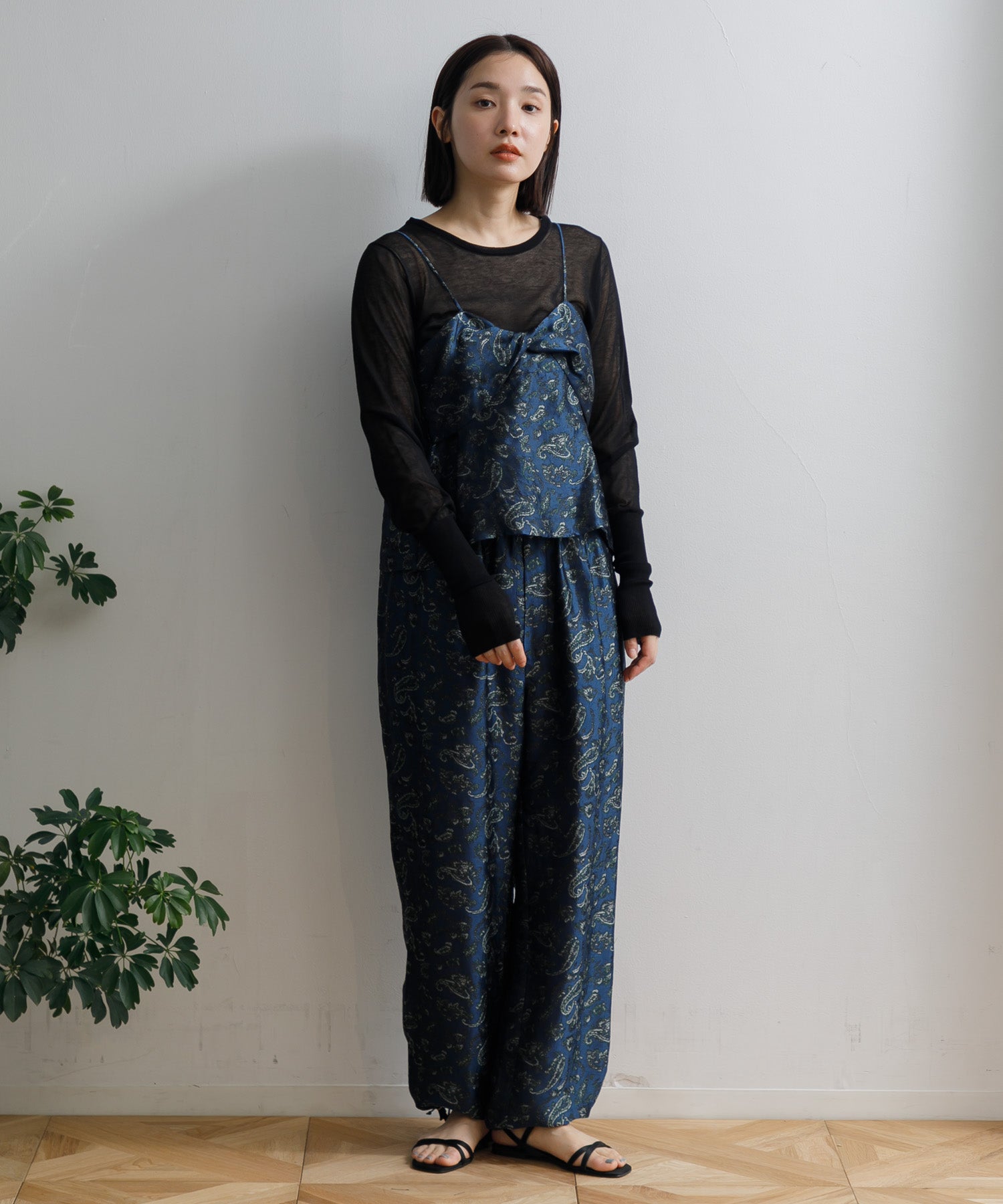 TICCA ティッカ クロシェ ニットキャミソール ティッカ TICCA