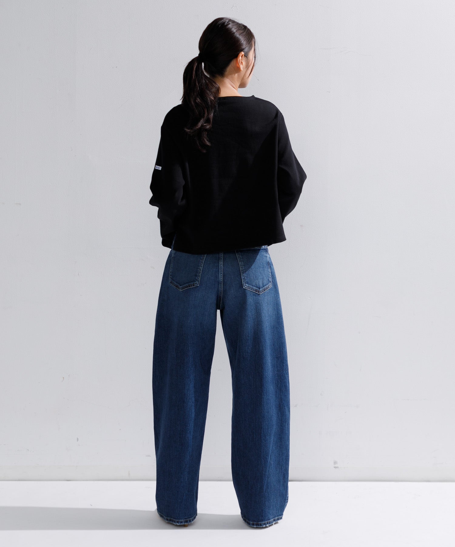 WOMEN】ORCIVAL BOAT NECK L/S CROPPED P.O. – AMERICAN RAG CIE