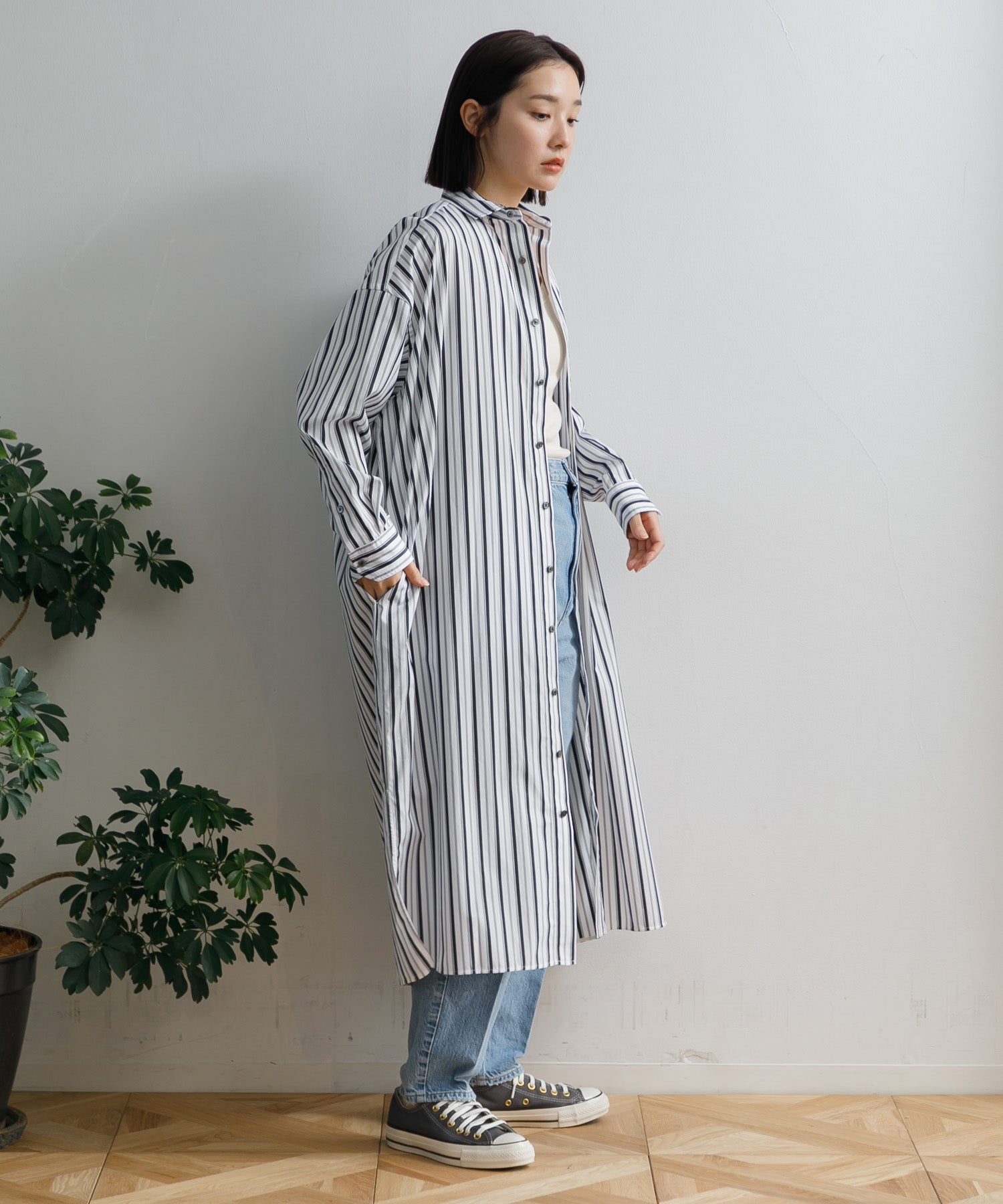 WOMEN】TICCA スクエアビッグシャツワンピース – AMERICAN RAG CIE