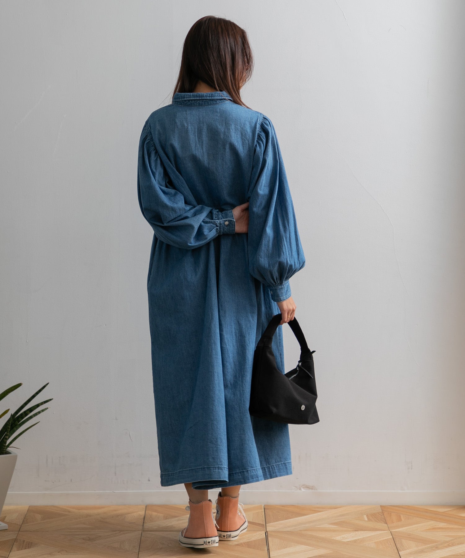 Healthy denim ヘルシーデニム ロングワンピース Marshmallow