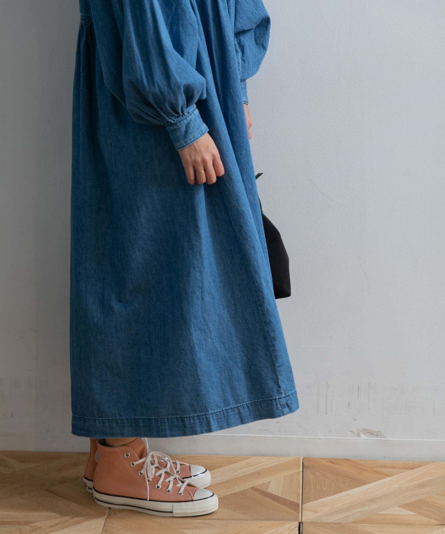 アップル♪様Healthy DENIMワンピース Healthy DENIM(ヘルシーデニム)｜Rhubarb シャツワンピース/Mid