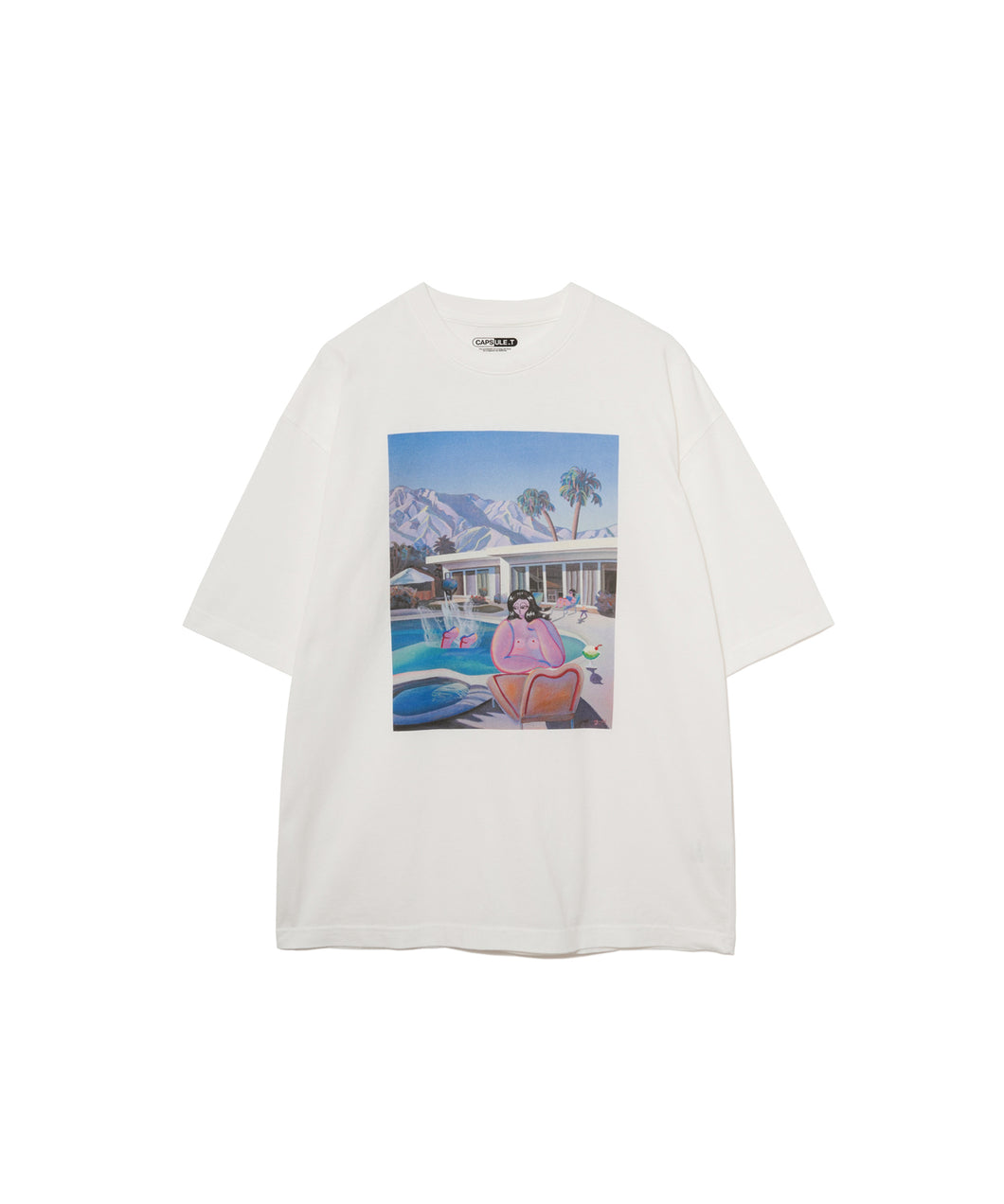 【MEN , WOMEN】CAPSULE-T Yufi Poolside SS Tee