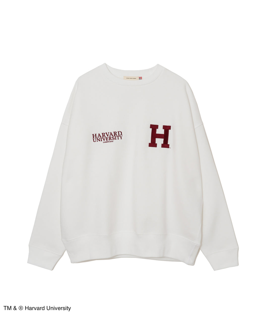 【WOMEN】GOOD ROCK SPEED / EMBROIDERY SWEAT HARVARD