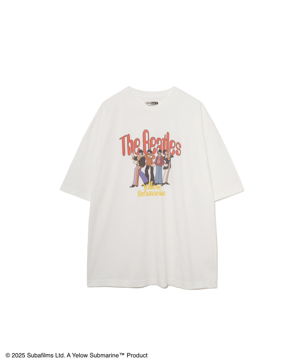 【MEN , WOMEN】CAPSULE-T The Beatles YSM Front logo Graphic SS Tee
