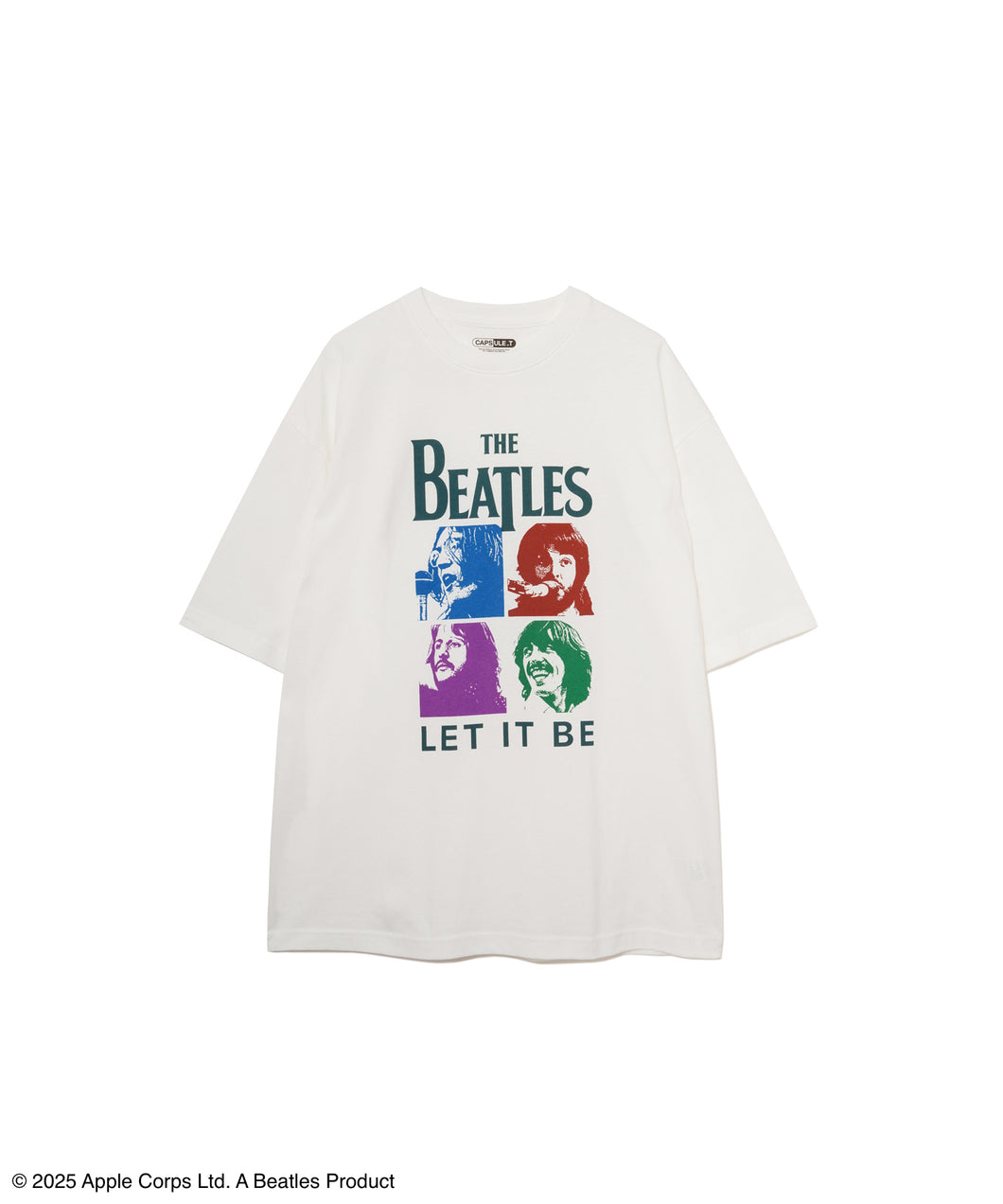 【MEN , WOMEN】CAPSULE-T The Beatles KEEP CALM ＆ LET IT BE Tee