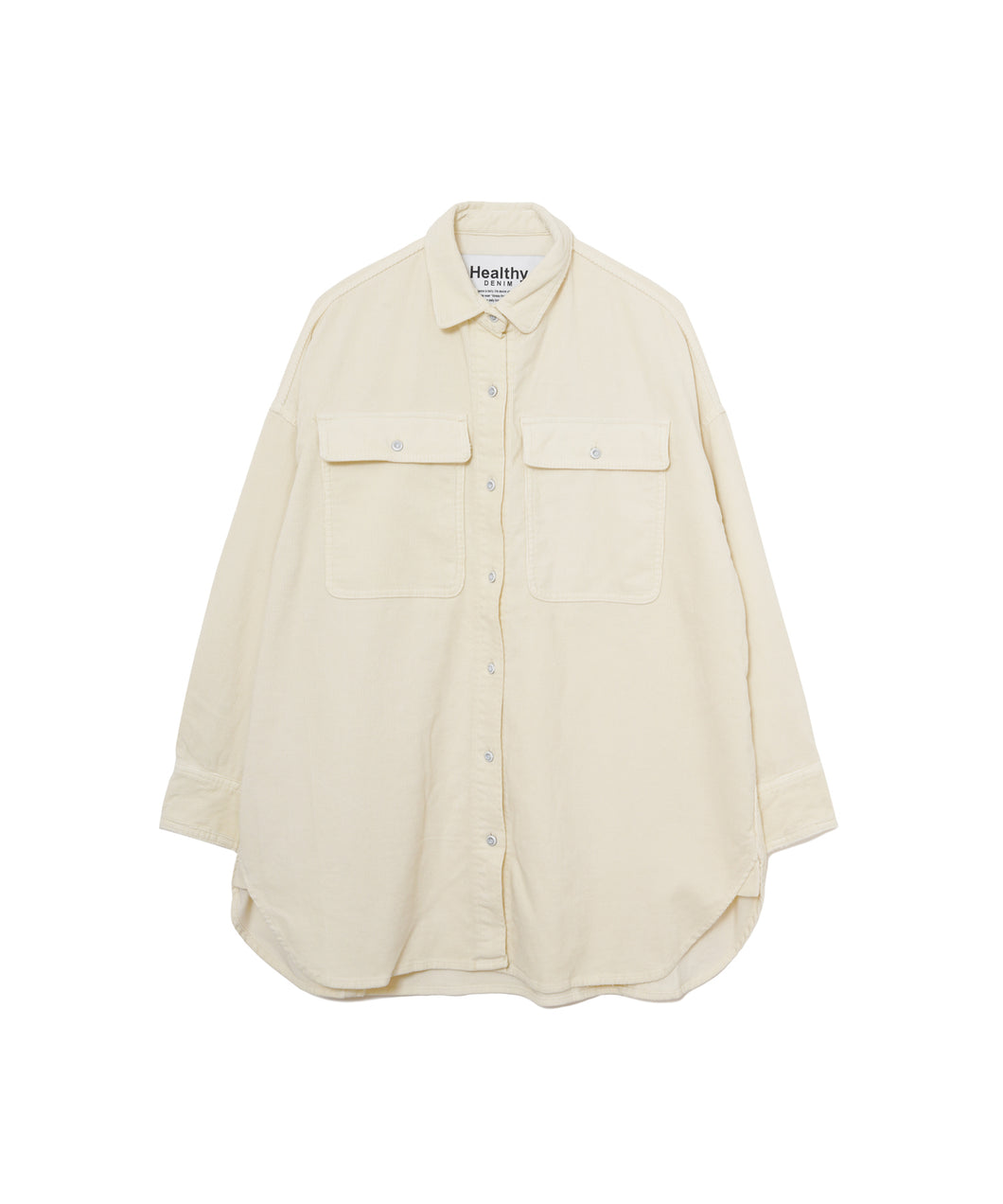 【WOMEN】Healthy denim Almond SHIRTS ビッグシャツ