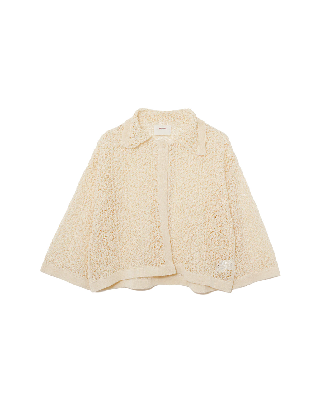 【WOMEN】enrica PAPER YARN LACE KNIT CARDIGAN