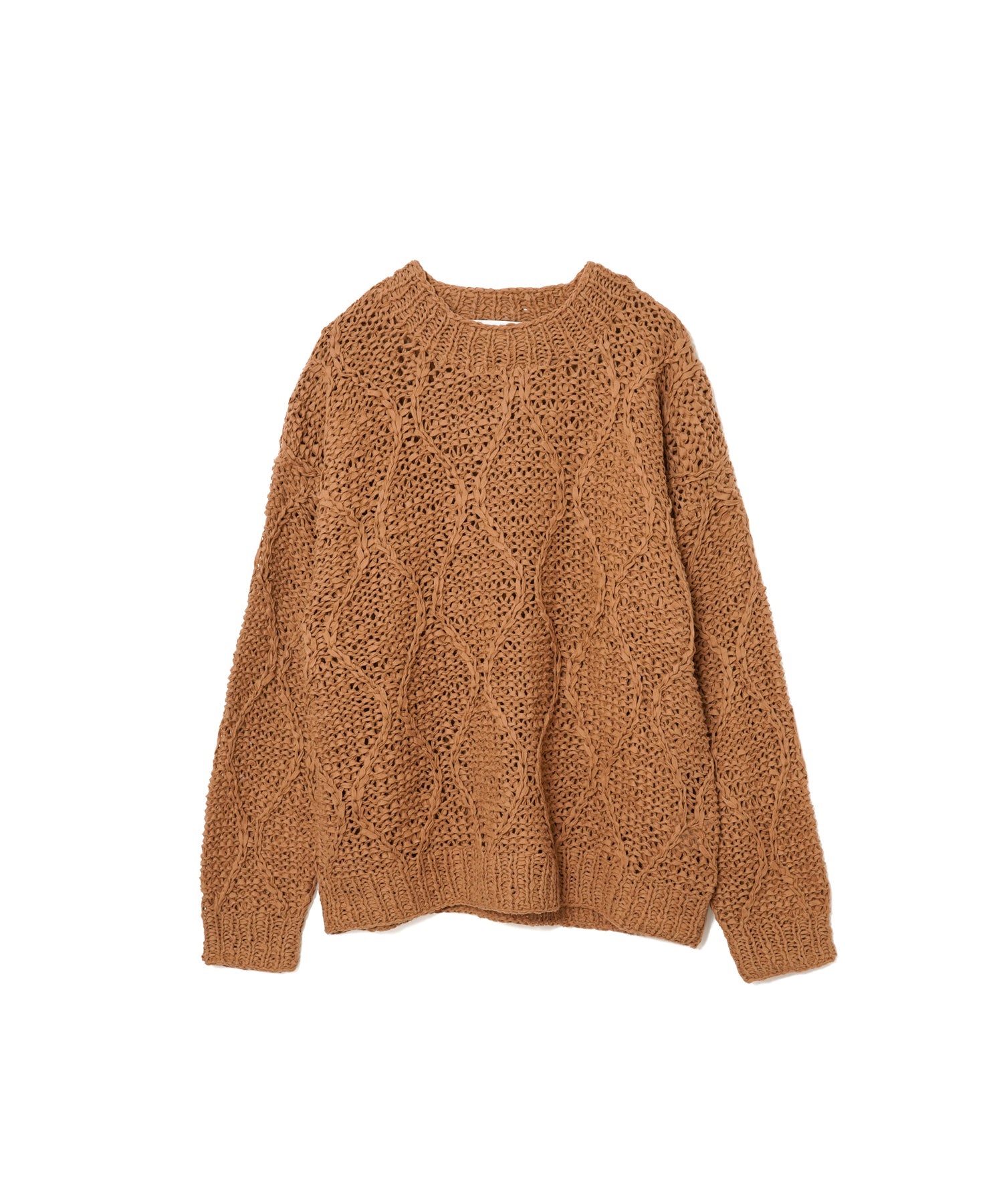 MEN , WOMEN】UNUSED HAND-KNITTED CREWNECK SWEATER – AMERICAN RAG CIE