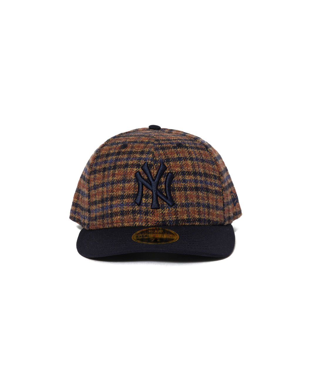 【MEN , WOMEN】NEW ERA LP 59FIFTY MLB Plaid Flannel フランネル チェック ニューヨーク・ヤンキース ブラウン ネイビー