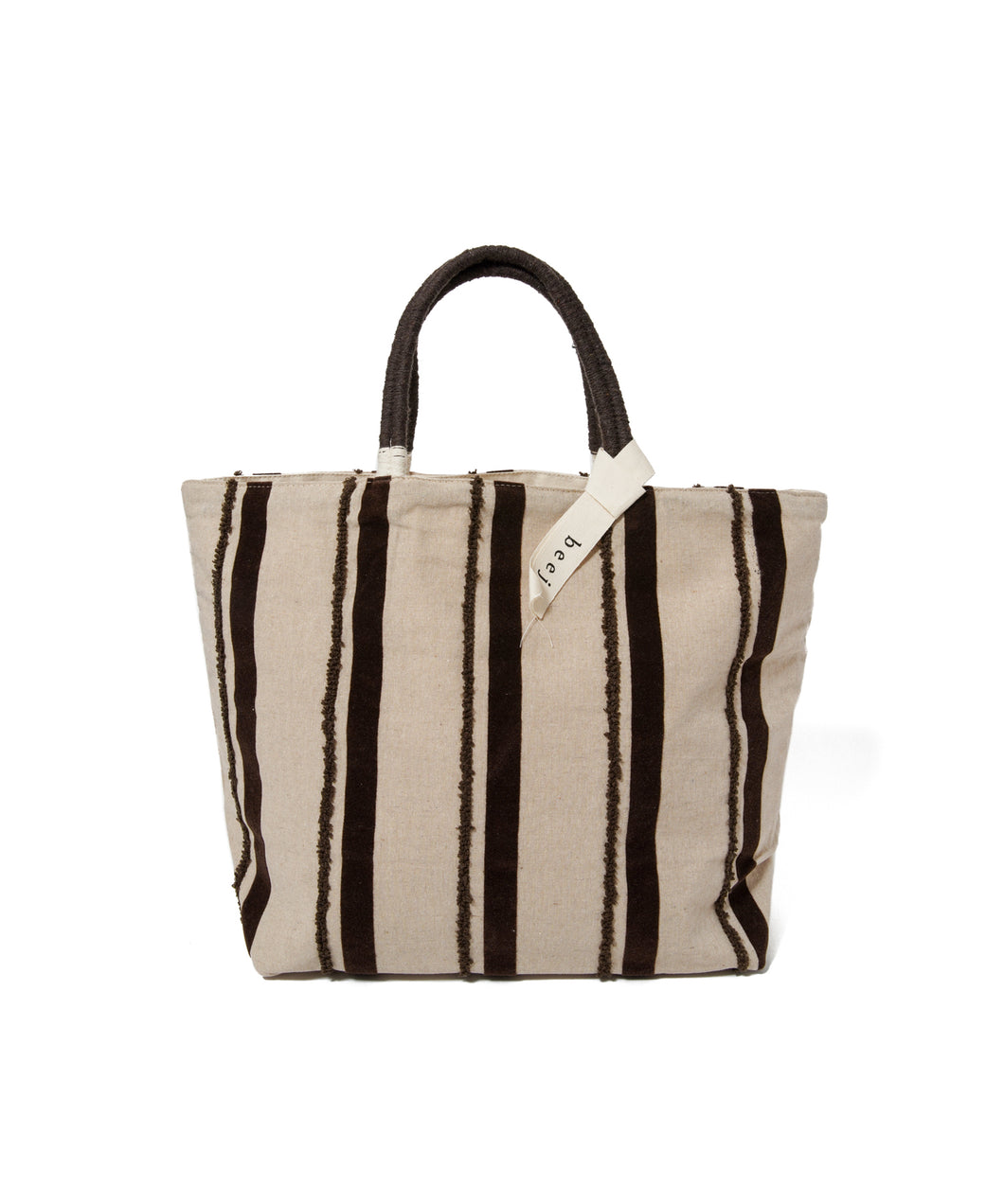 【WOMEN】beej EMB&Flocky Big tote bag