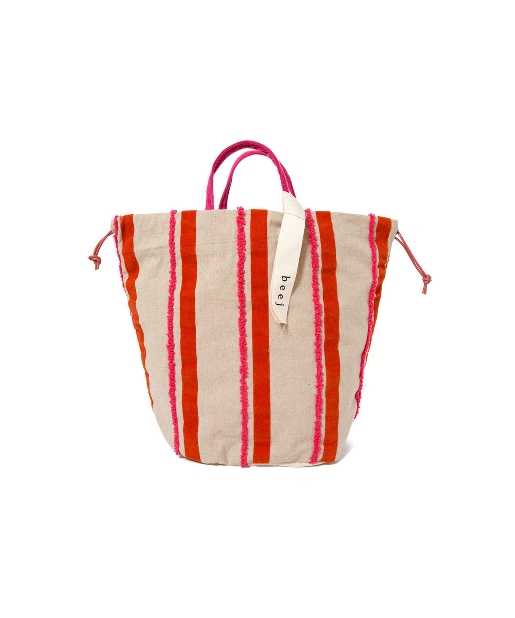 【WOMEN】beej EMB&Flocky String bag
