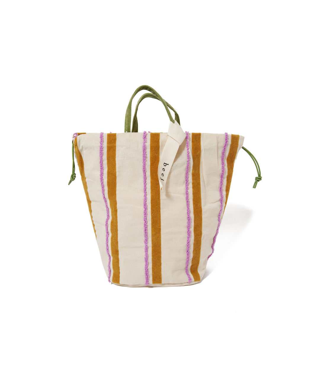 【WOMEN】beej EMB&Flocky String bag