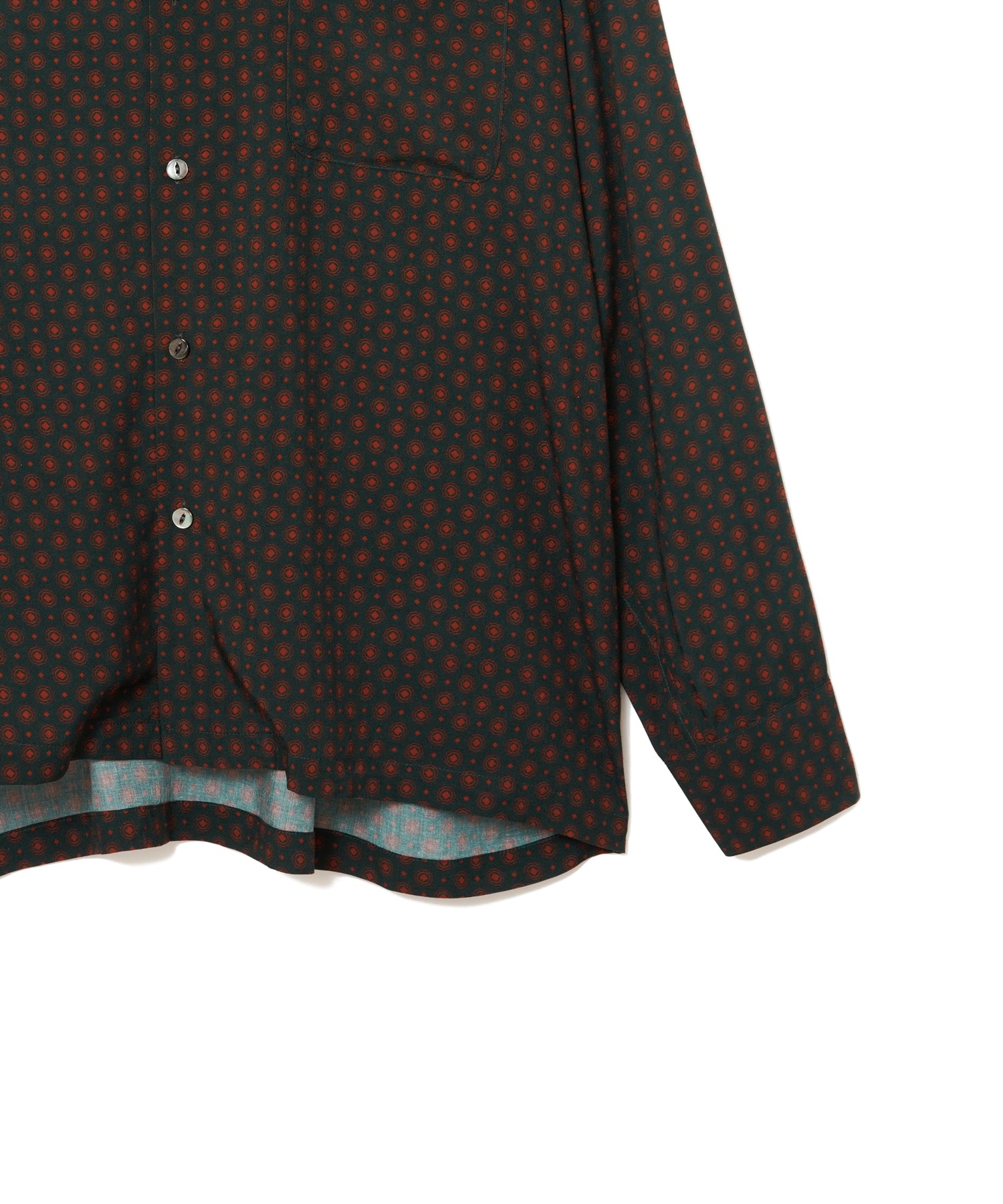 MEN】クレストプリントレーヨンオープンカラーシャツ – AMERICAN