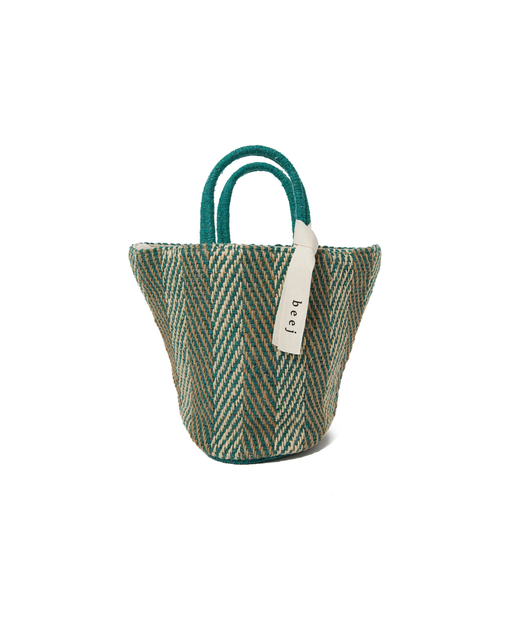 【WOMEN】beej Jute mix 3panel bag