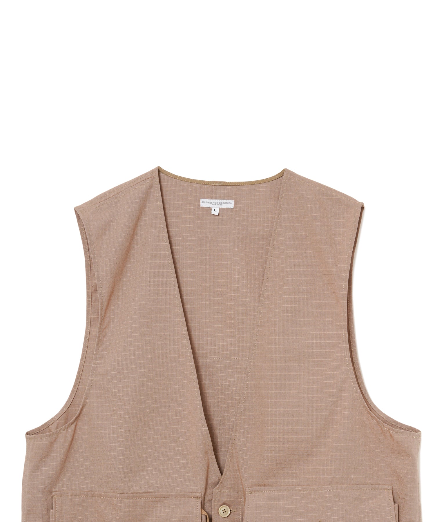 MEN】ENGINEERED GARMENTS FOWL VEST - COTTON RIPSTOP