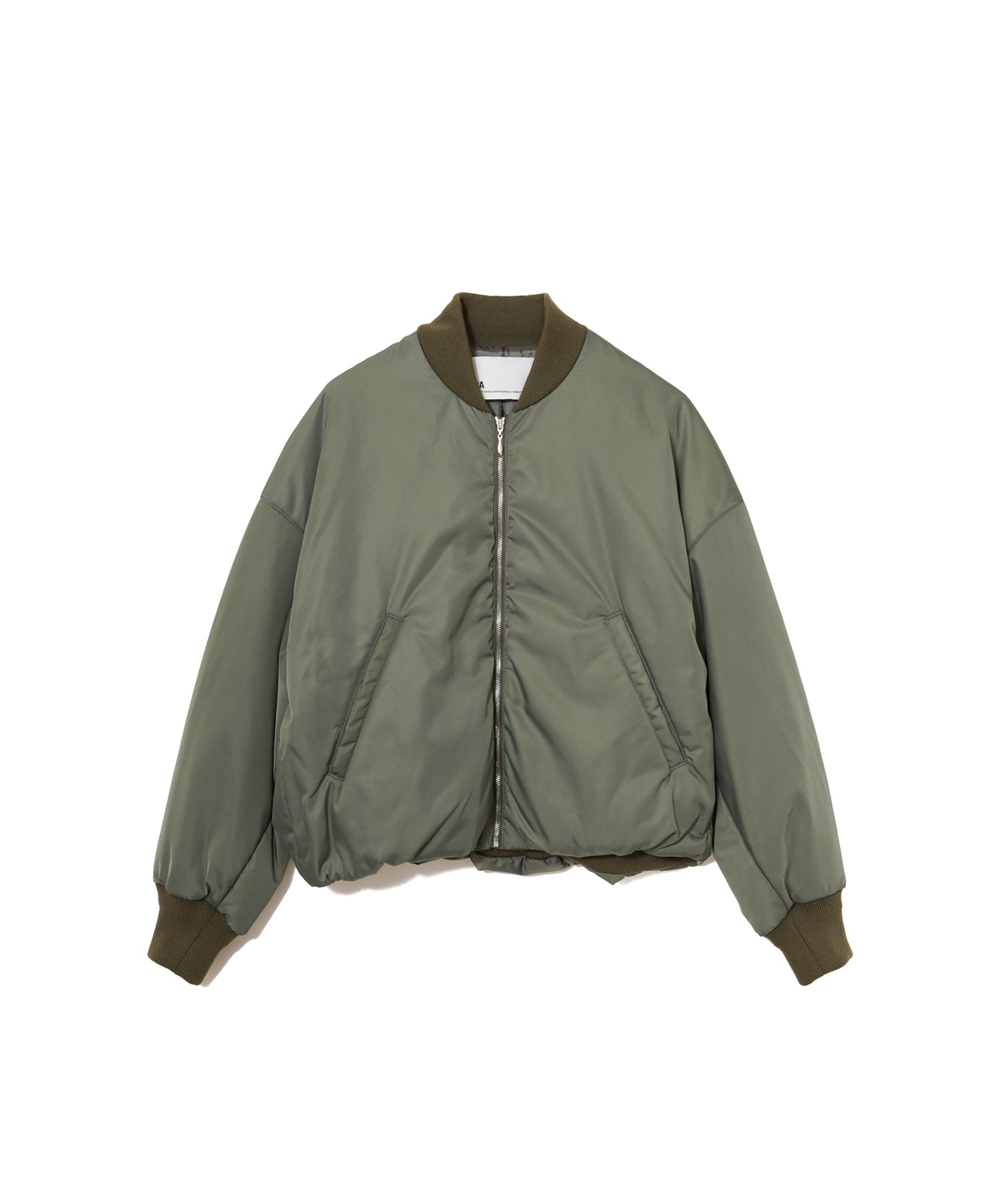24AW【TICCA】ショートMA-1 TICCA(ティッカ)｜ナイロンショートMA-1/ブラック の通販