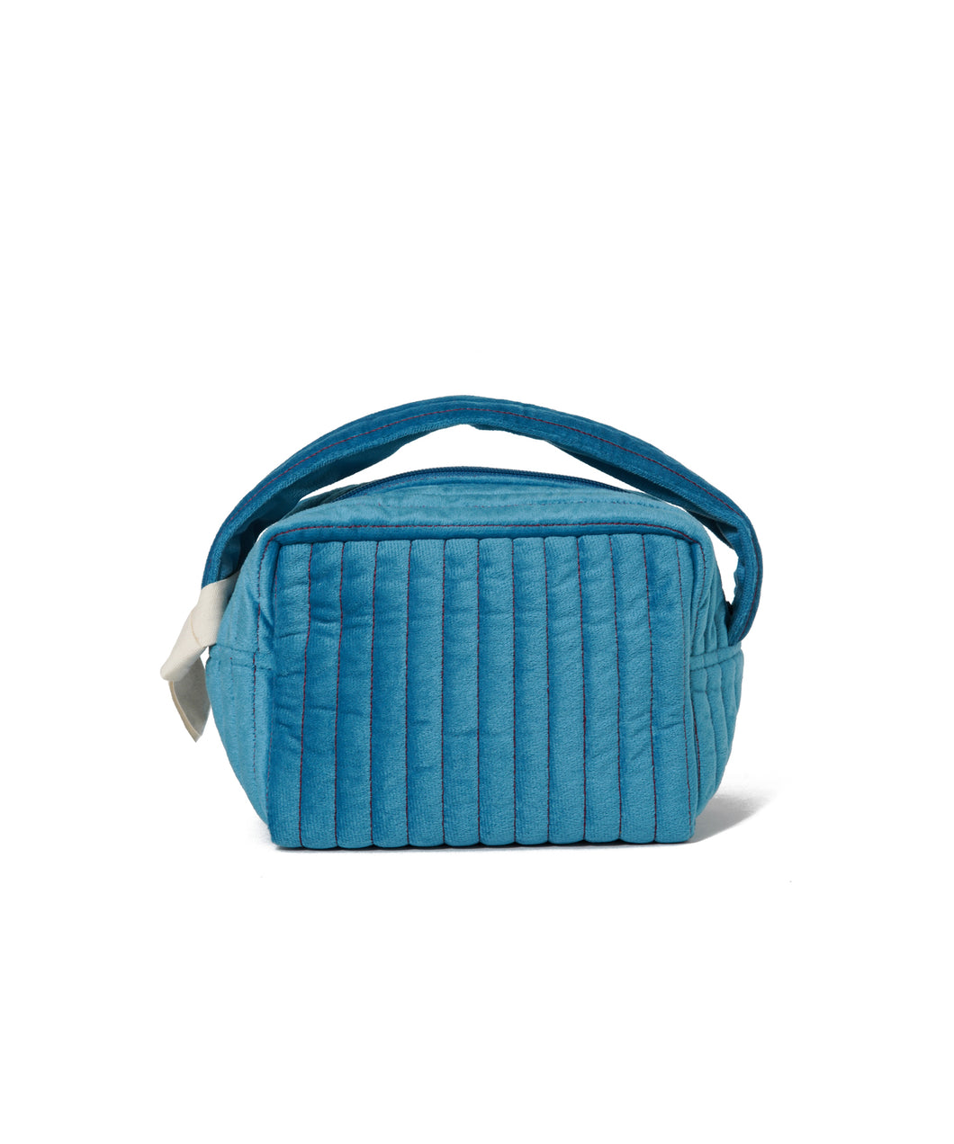 【WOMEN】beej quilting velour cube bag