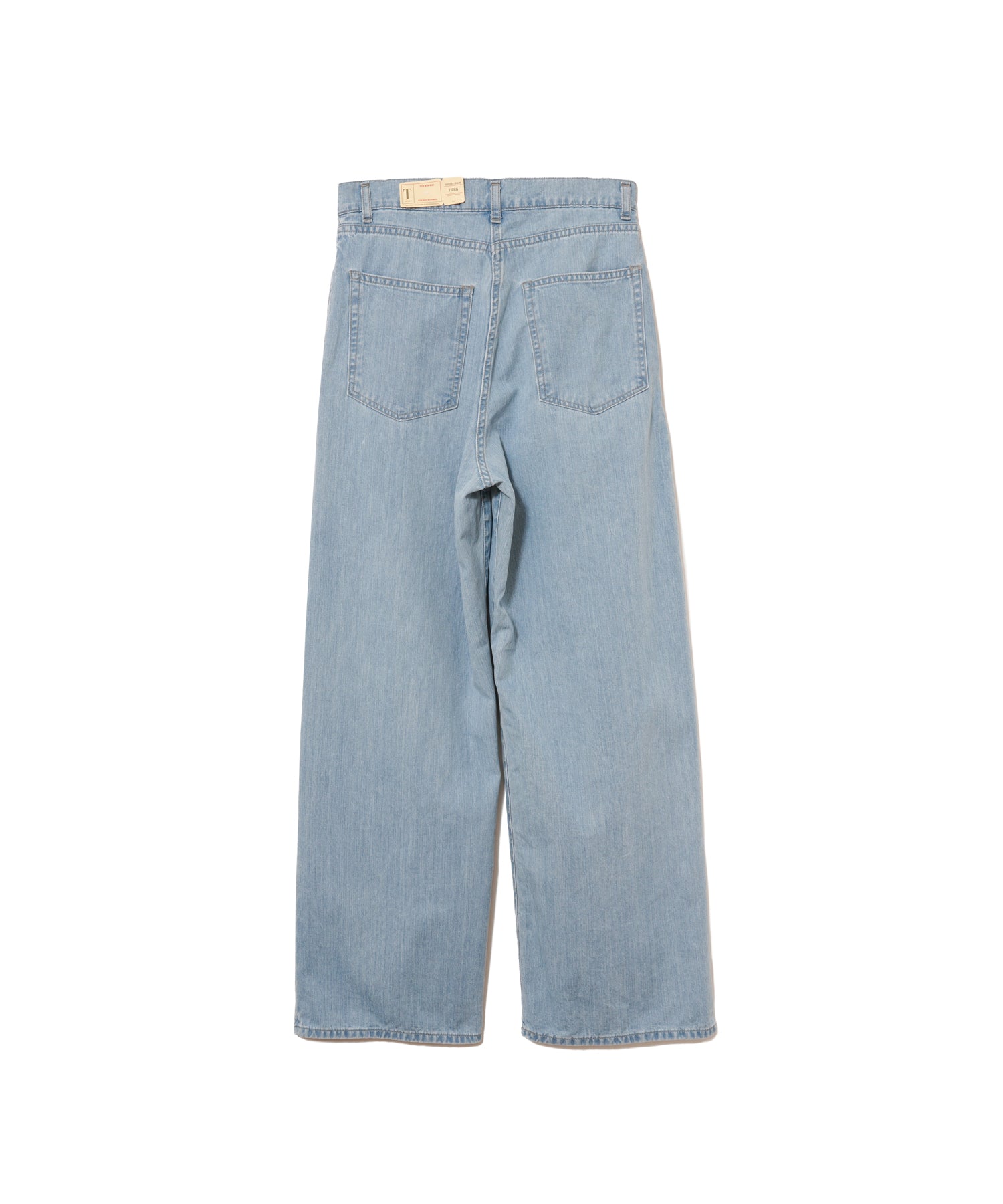WOMEN】TICCA ライトデニムタックワイドパンツ – AMERICAN RAG CIE