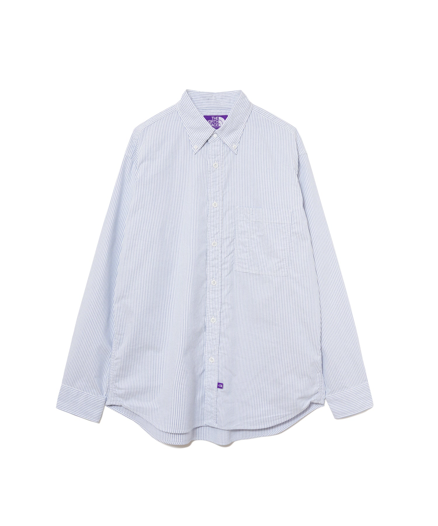 MEN】THE NORTH FACE PURPLE LABEL Button Down Striped Field
