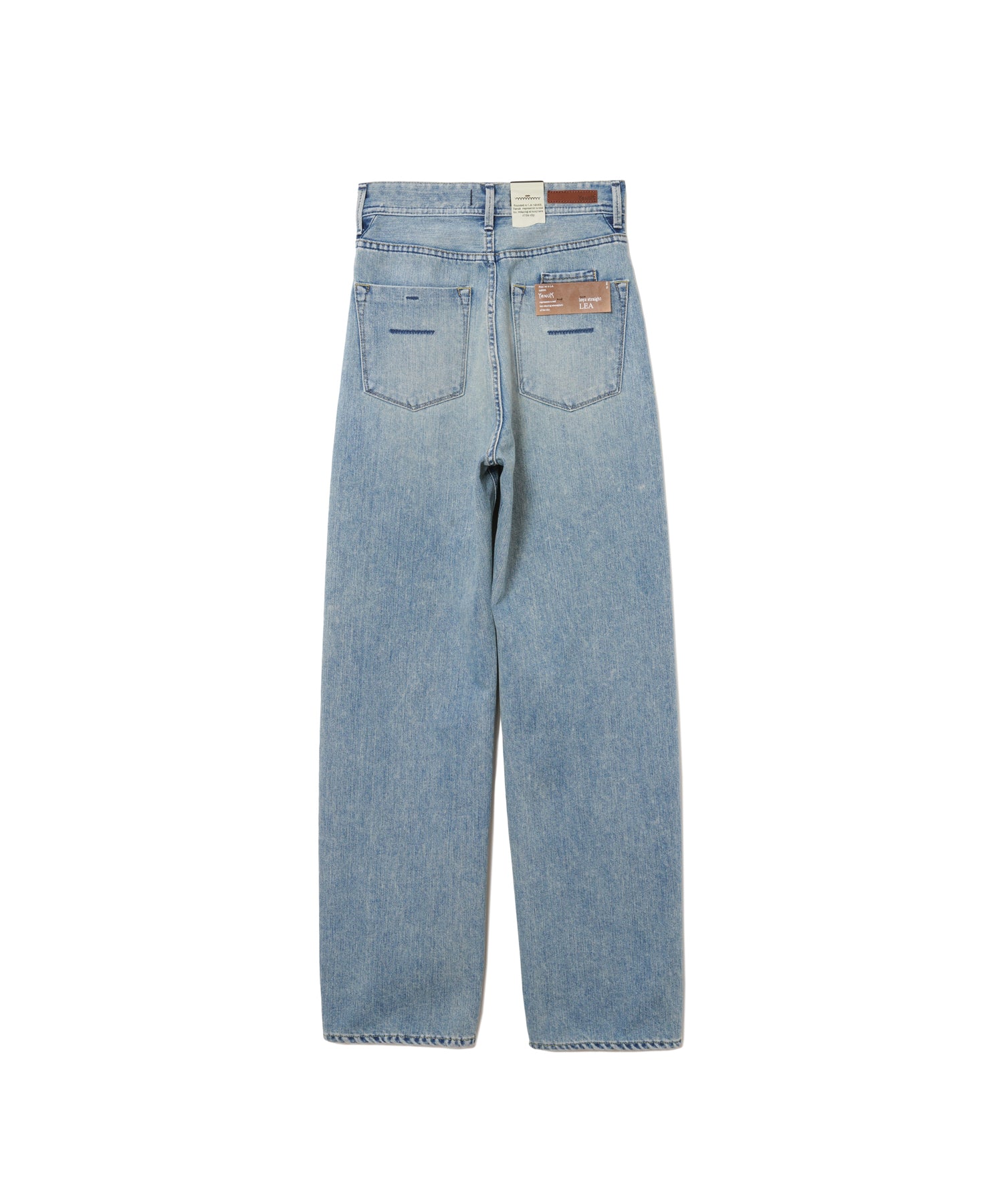 WOMEN】YANUK ボーイズストレート LEA TVS Trick Denim