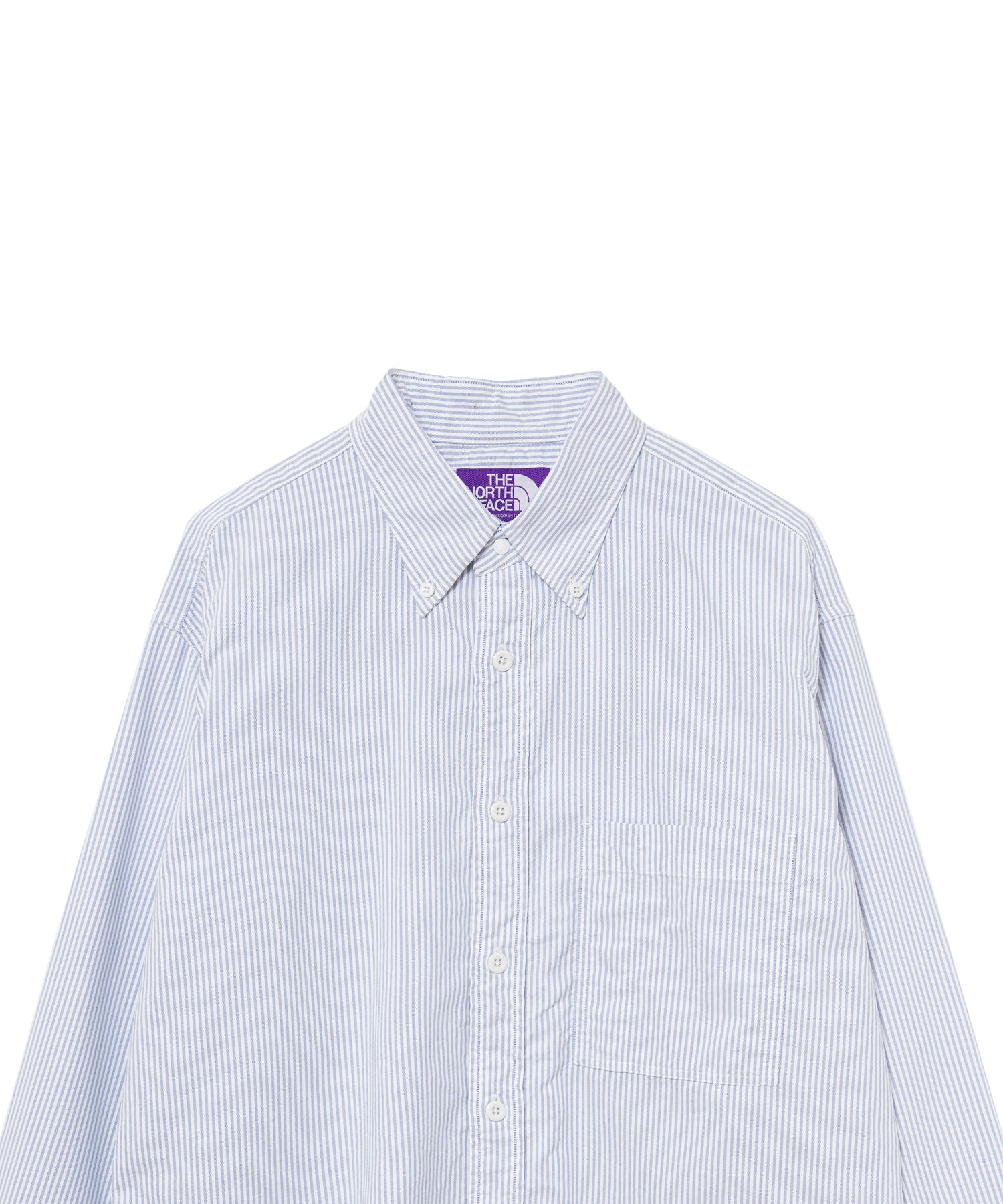 MEN】THE NORTH FACE PURPLE LABEL Button Down Striped Field