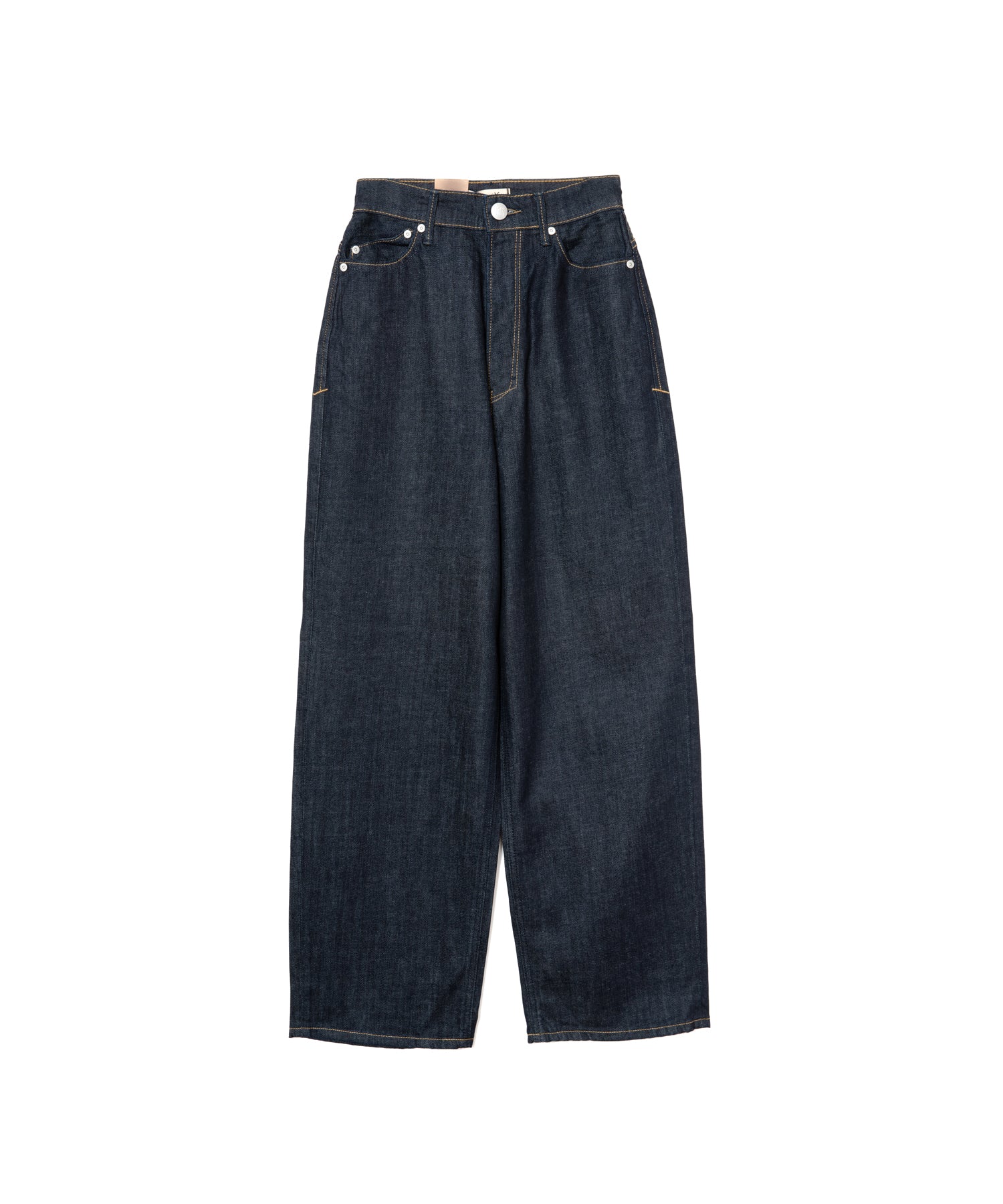 極美品 YANUK LOUISE 25 インディゴ ストレート ワンウォッシュ WOMEN】YANUK ルーズストレート JOAN ワンウォッシュインディゴ