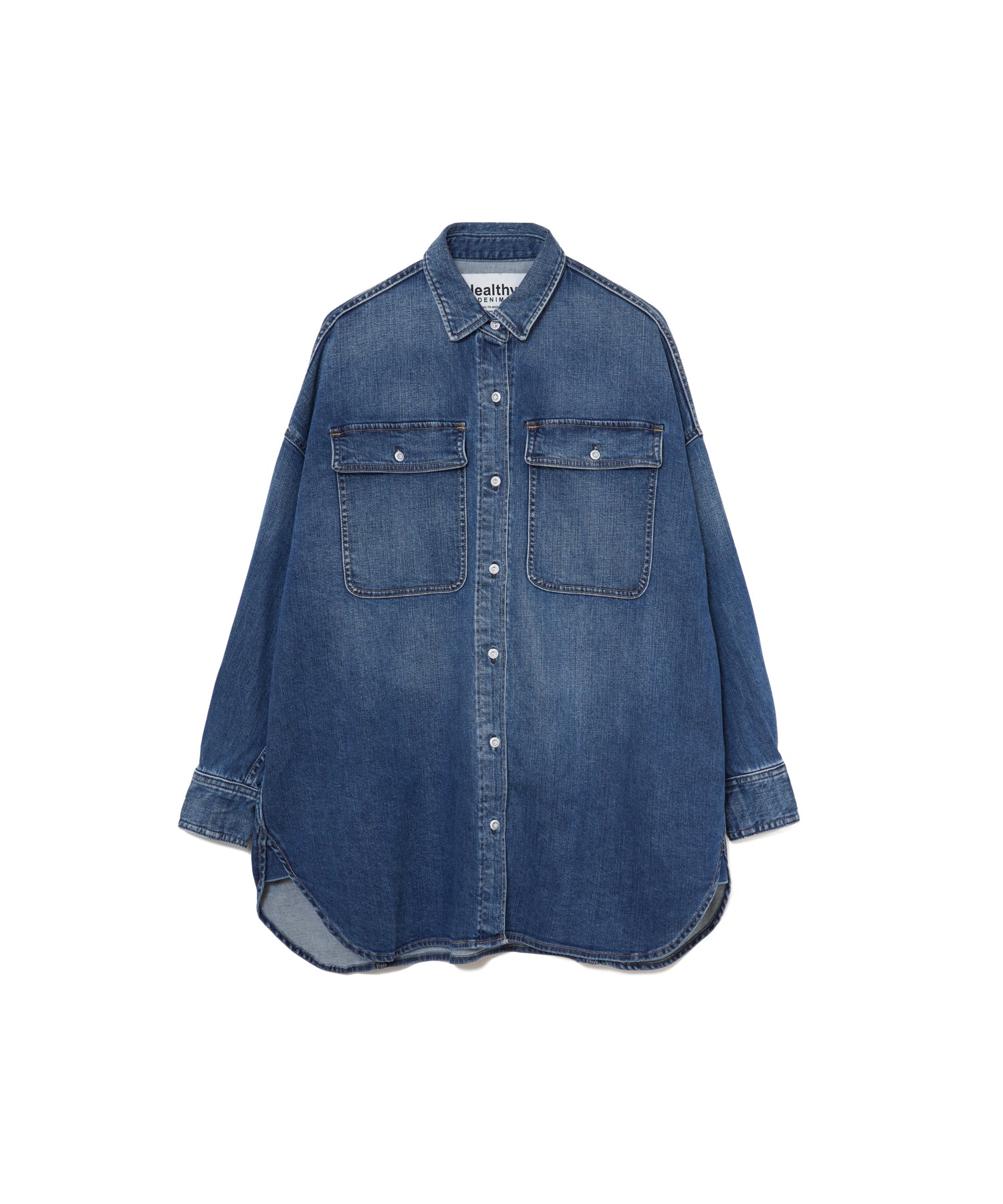 クリーニング済み　超美品　Healthy DENIM 綿100 ワーカーシャツ 楽天市場】シャツ レディース ユニセックス トップス ボタン